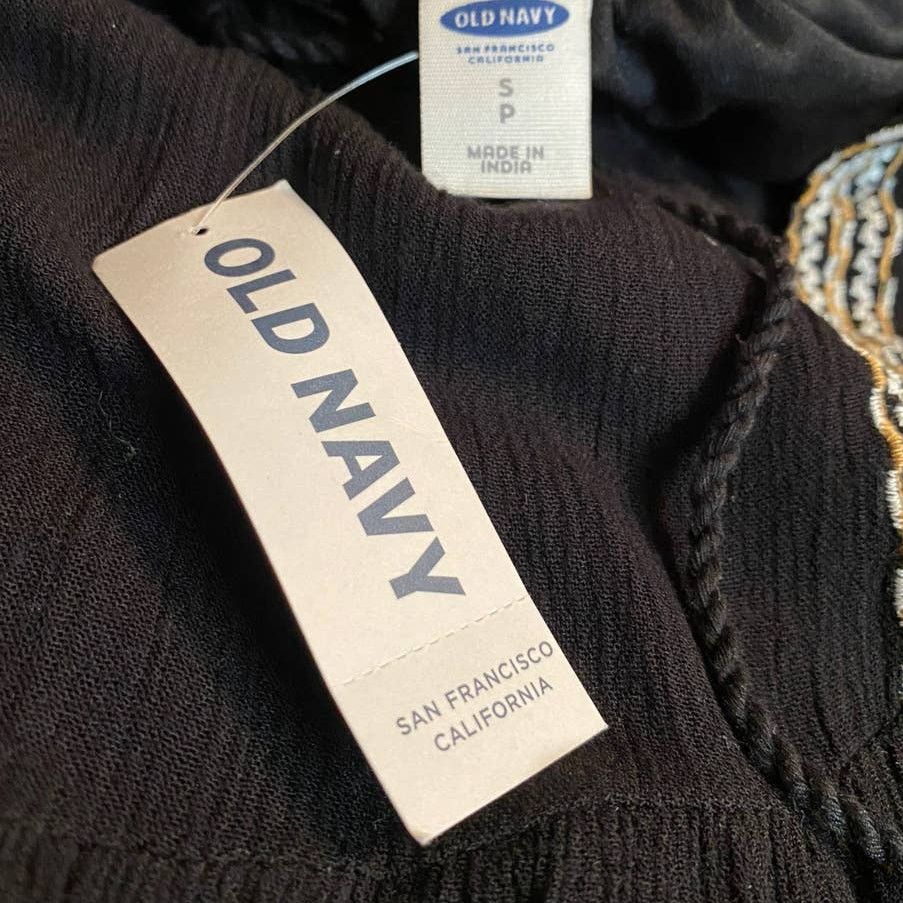 Old Navy Old Navy NWT Rayon Shirt Boho Embroidered Dress Size S Size S / US 4 / IT 40 - 3 Thumbnail