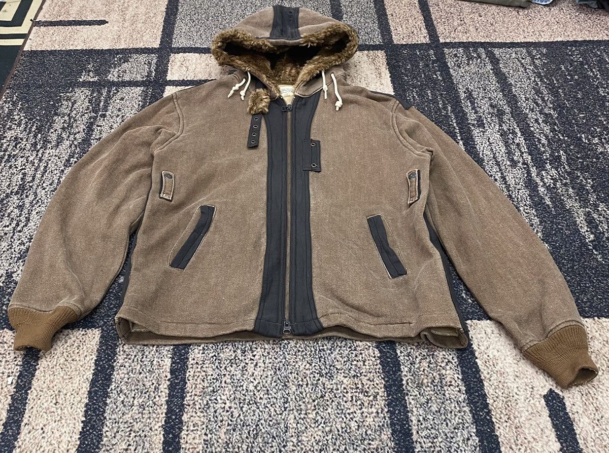 Avirex Avirex Flight Garment Specification Fur Sweater Jacket Size US L / EU 52-54 / 3 - 5 Thumbnail