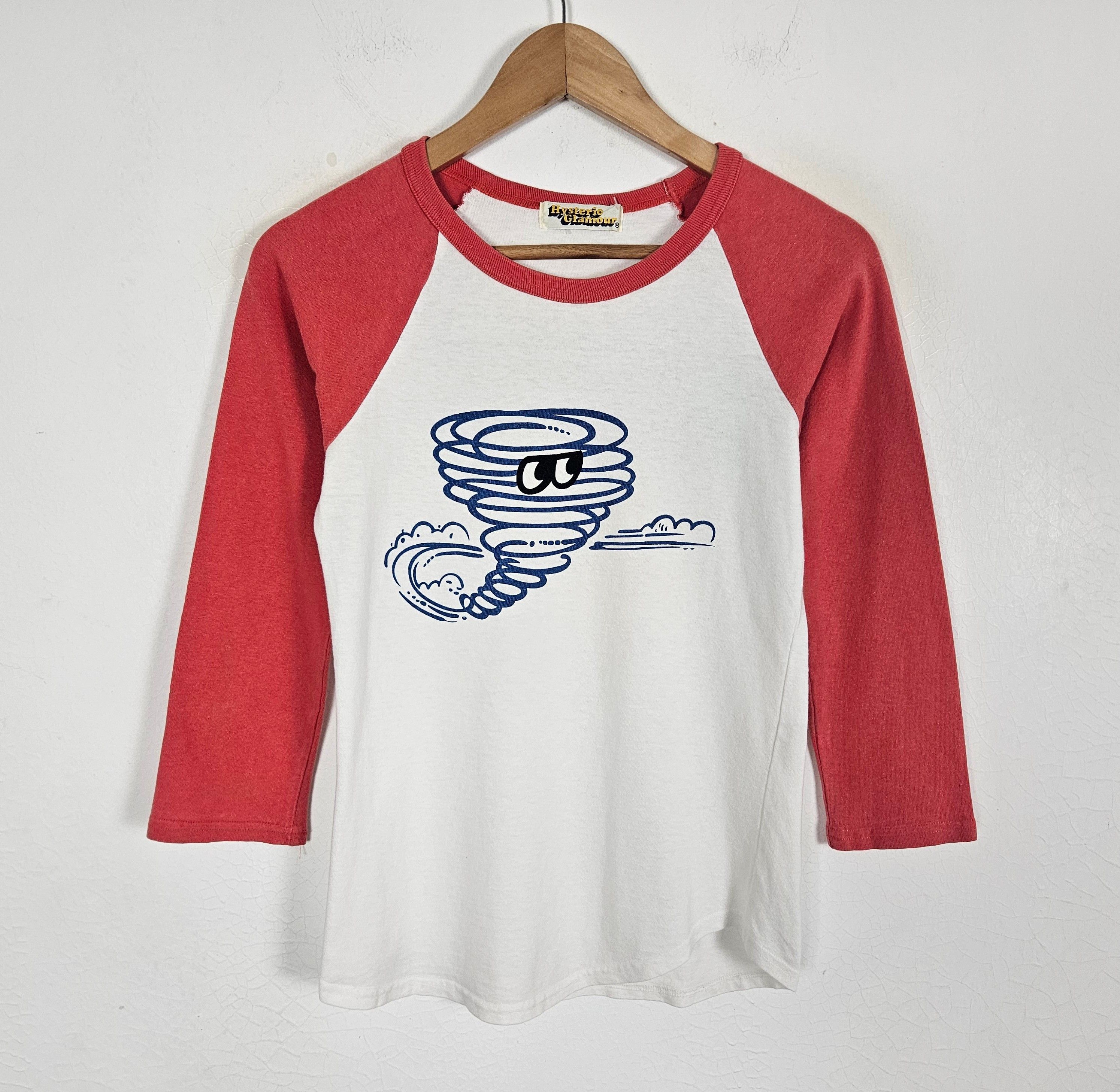 Hysteric Glamour Hysteric Glamour twister tornado raglan shirt Size S / US 4 / IT 40 - 3 Thumbnail