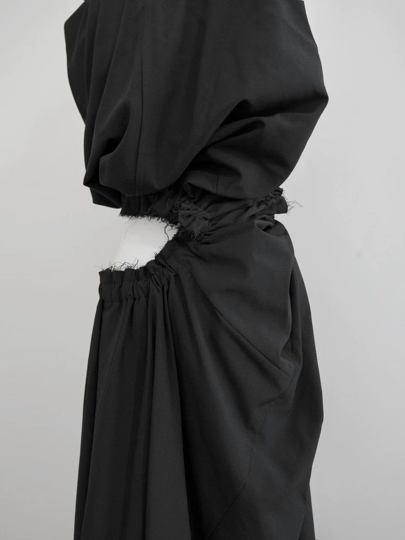 Comme des Garcons Comme des Garcons Waist knife cut raw dress Size S / US 4 / IT 40 - 4 Thumbnail