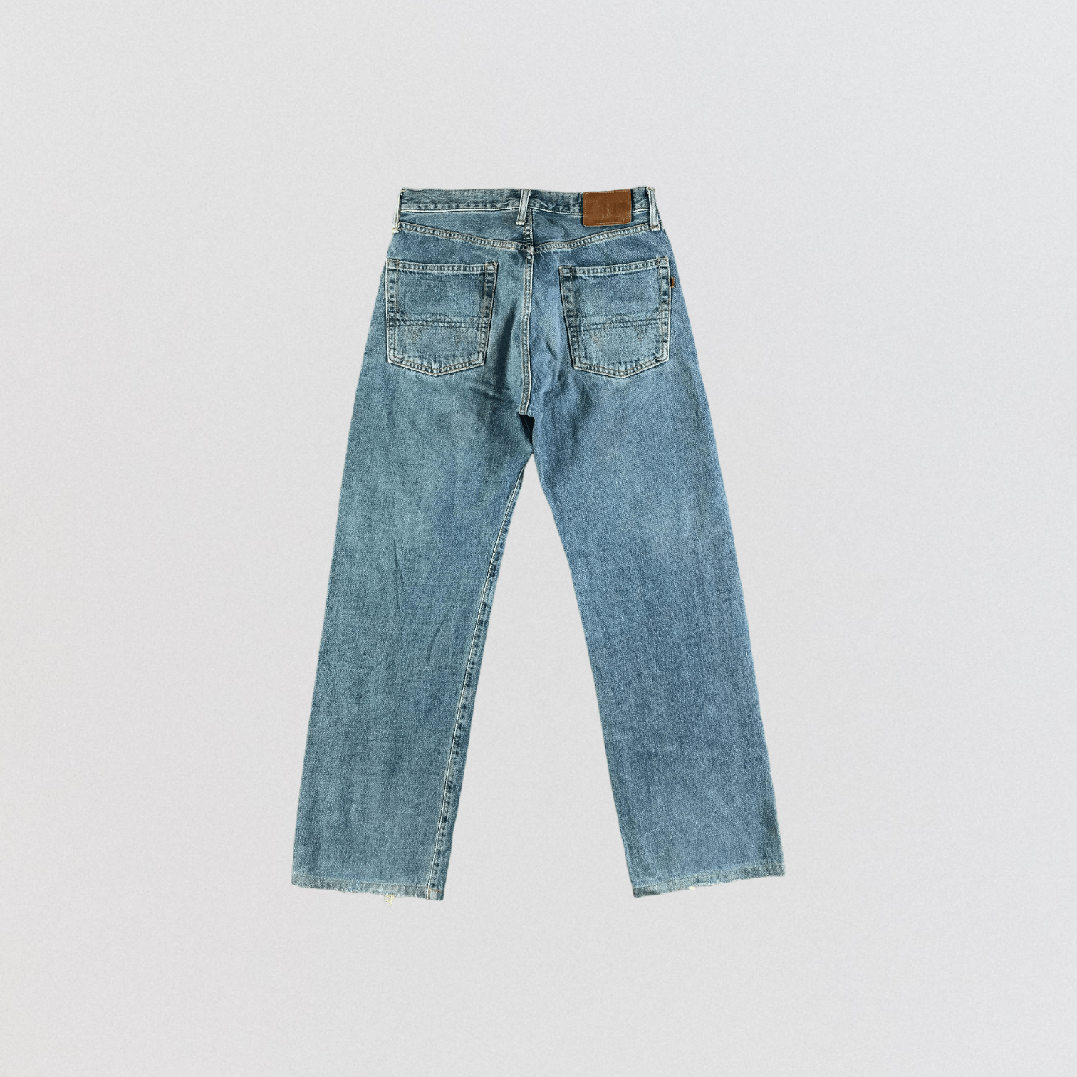 Edwin Vintage Blue Wash Edwin 505 Selvedge Jeans-JM3520 Size US 31 - 2 Thumbnail