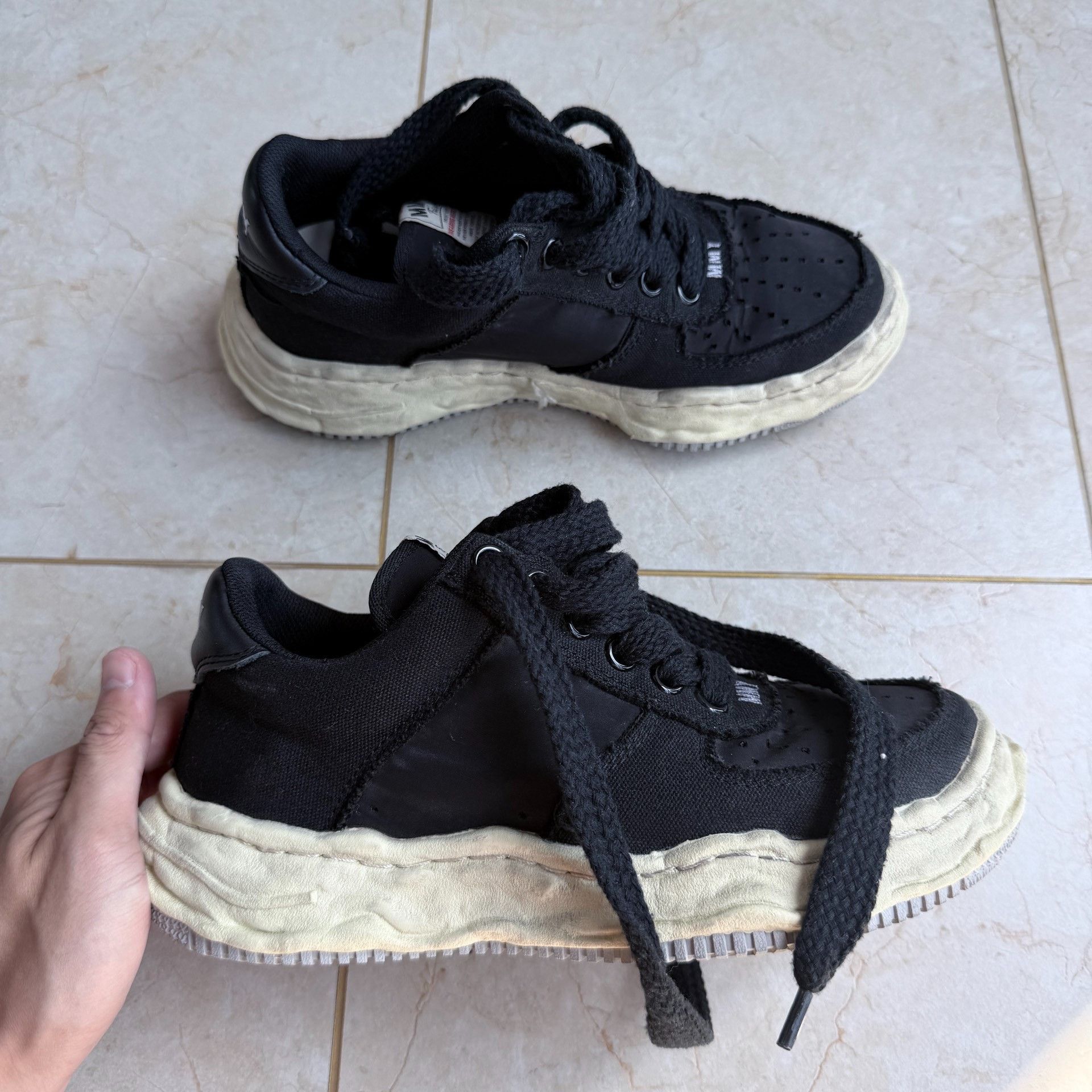 Maison MIHARA YASUHIRO Maison Mihara MMY Distressed Sneakers Size US 7 / EU 40 - 1 Thumbnail