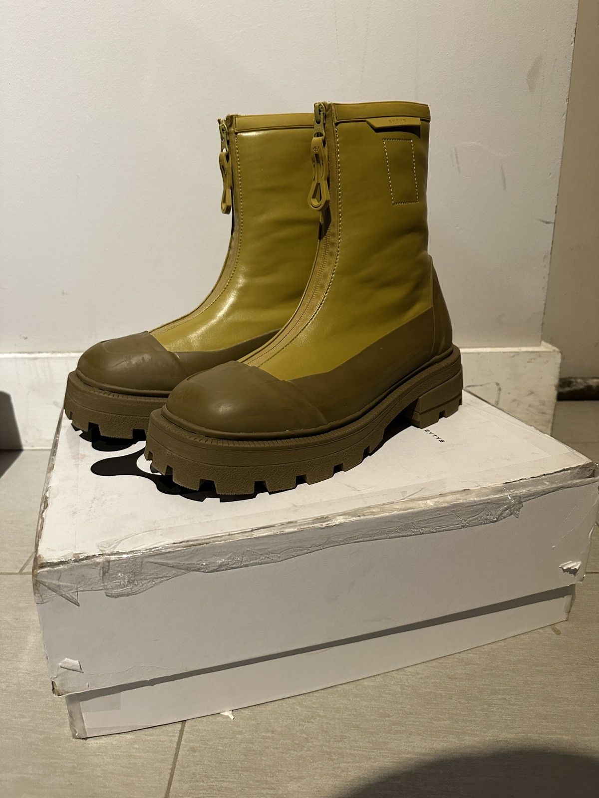 Eytys EYTYS Khaki Aquari Boots | Grailed