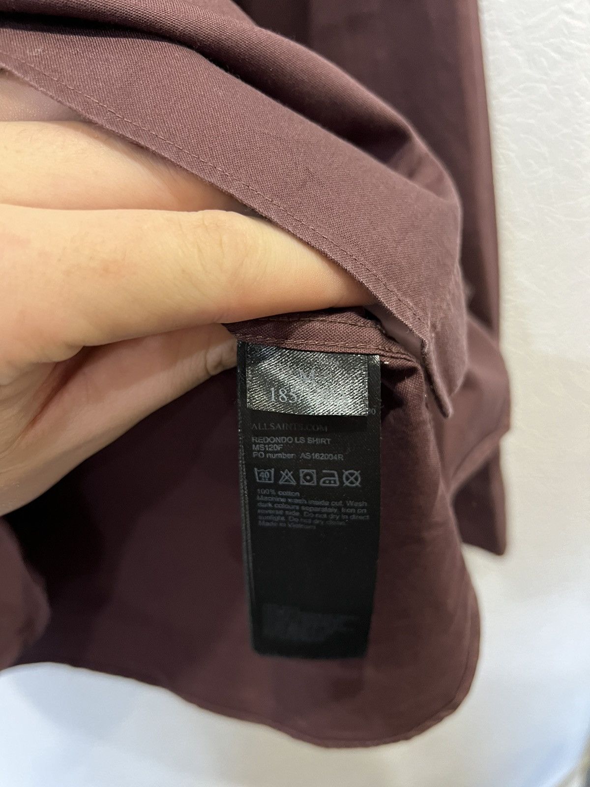 Allsaints Allsaints Cherry Shirt Classic Size US M / EU 48-50 / 2 - 6 Thumbnail