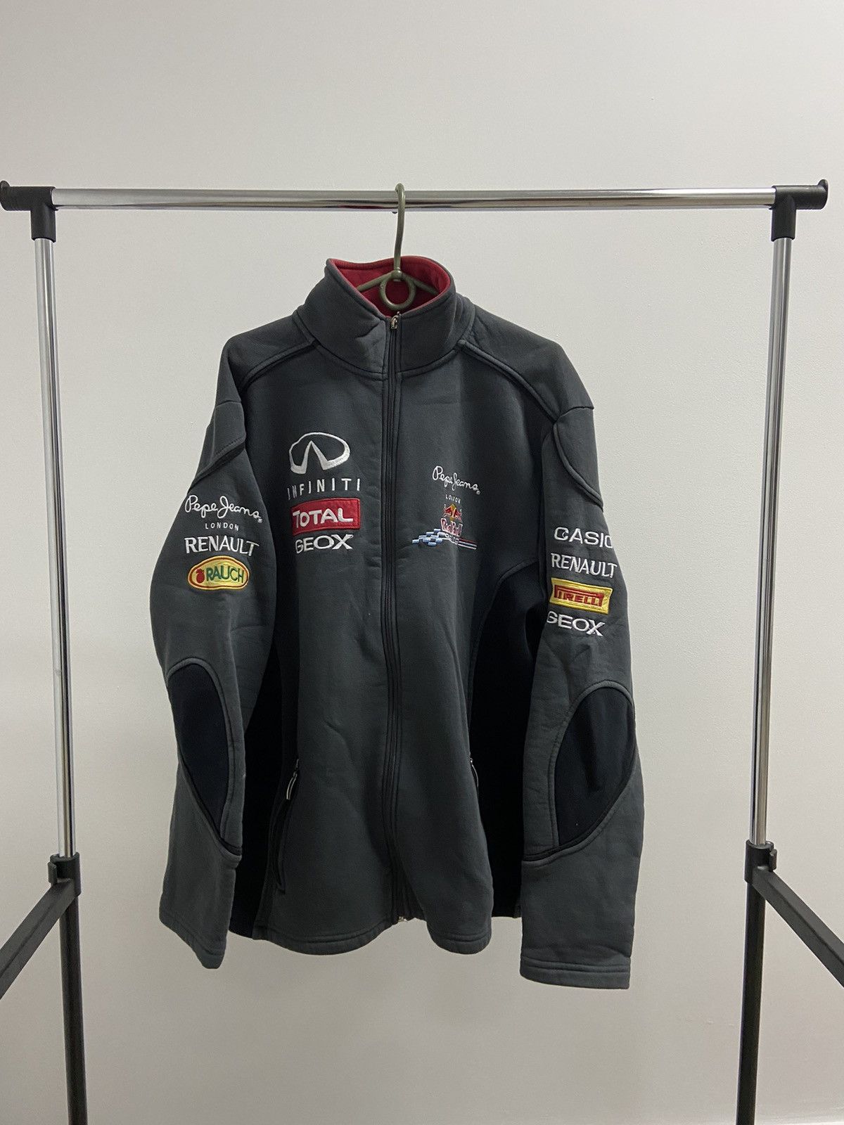 Red Bull Infiniti Pepe Jeans Vintage Racing Zip Big Logo