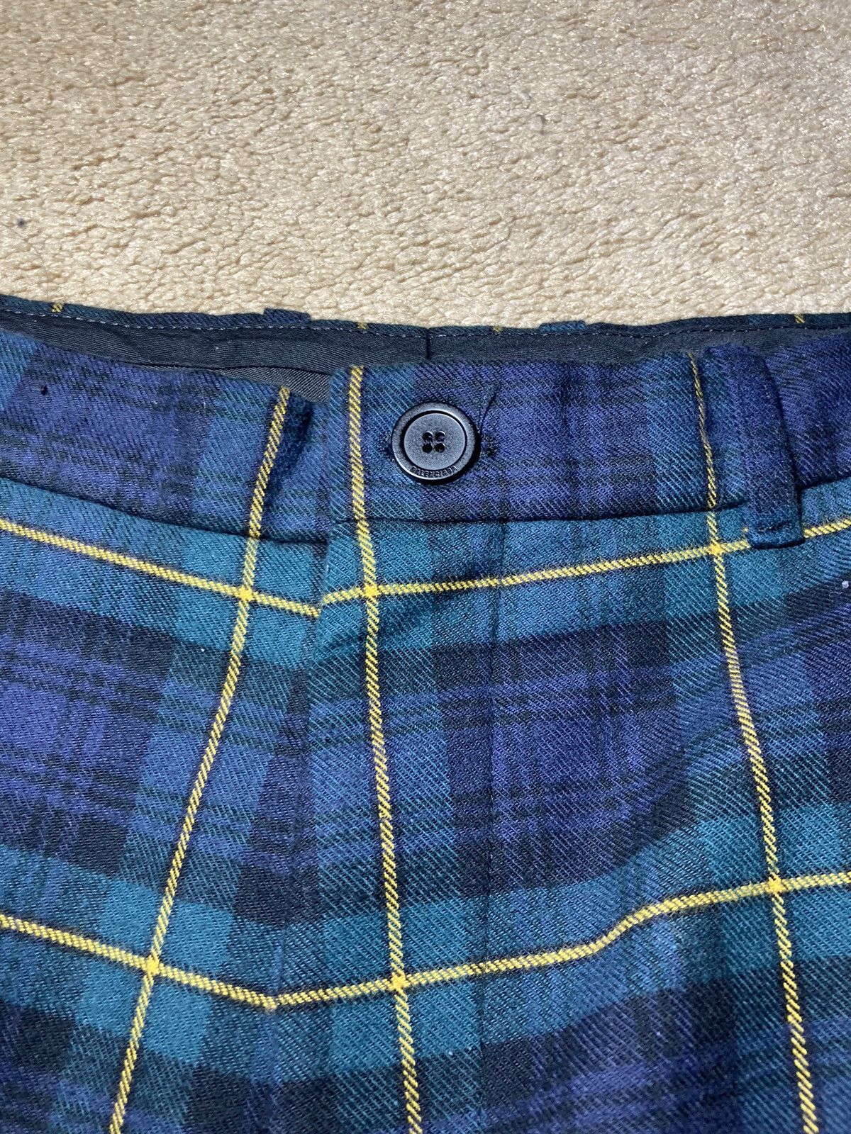 Balenciaga FW19 Balenciaga Cropped Flannel Pants Tartan Plaid 2019 44 Size US 28 / EU 44 - 5 Thumbnail