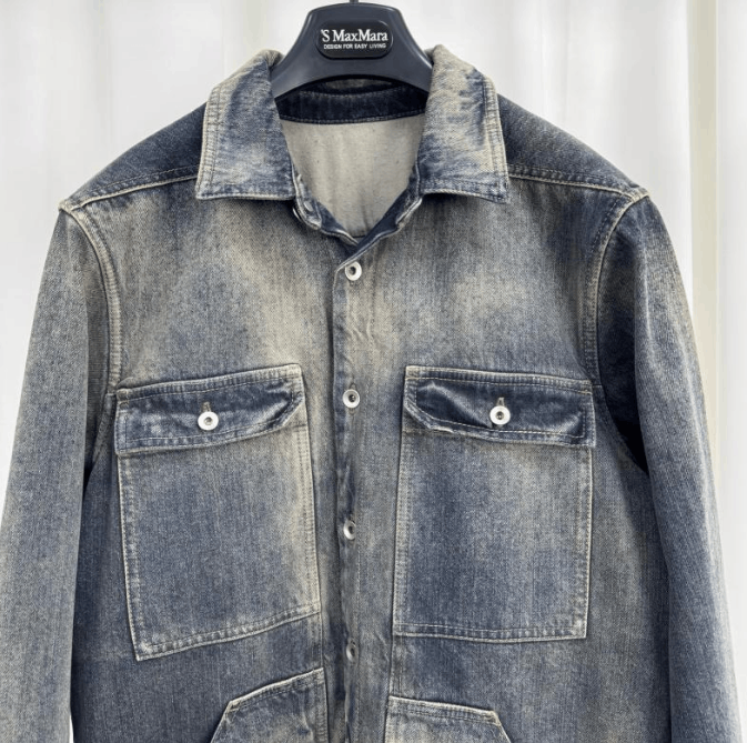 Rick Owens Rick Owens Washed Denim Shirt Jacket Size US XS / EU 42 / 0 - 4 Thumbnail