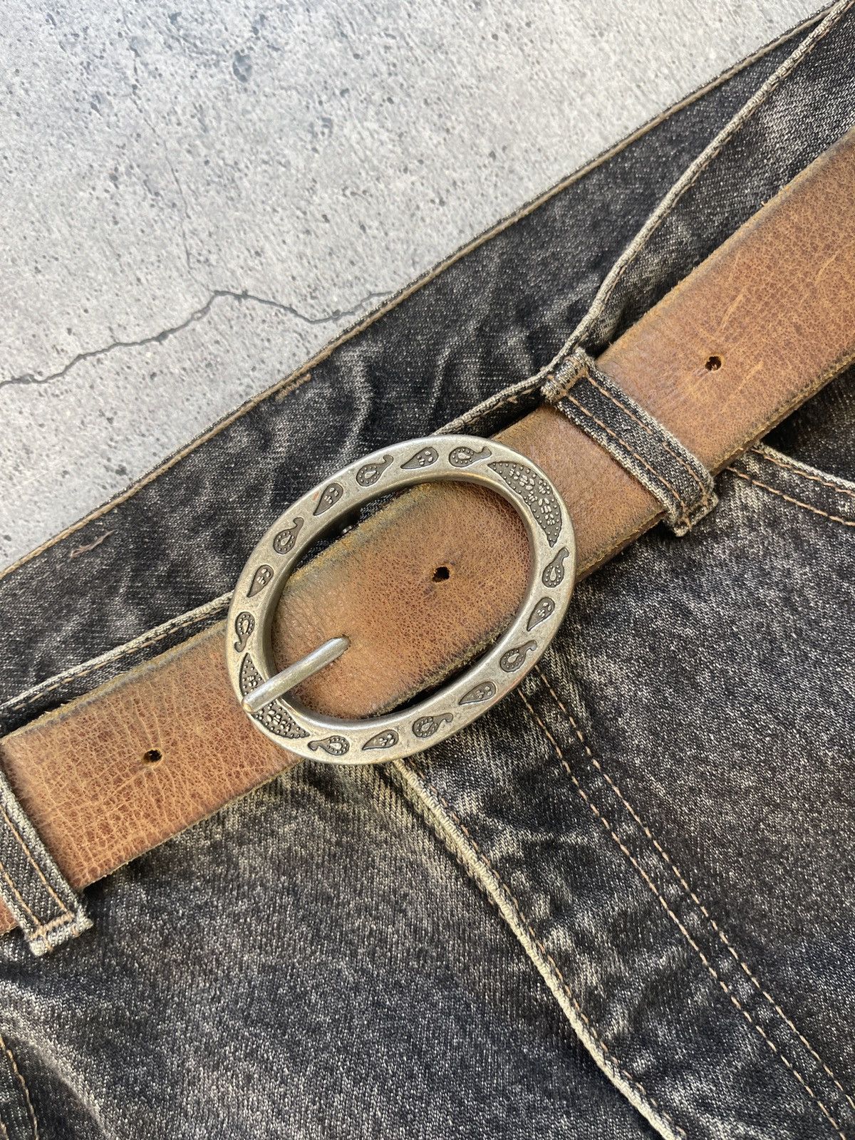 Vintage Faded Rhinestones vintage distressed y2k belt Size ONE SIZE - 8 Thumbnail