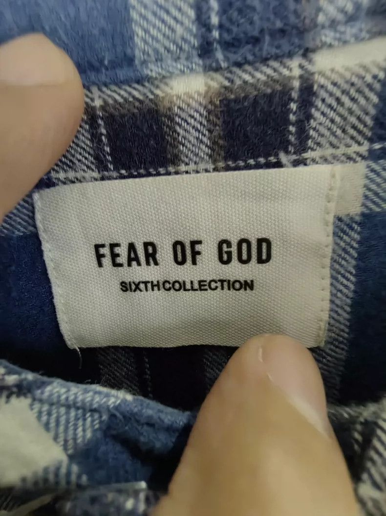 Fear of God Fear of God Season 6 Blue Plaid Shirt Size US L / EU 52-54 / 3 - 3 Thumbnail