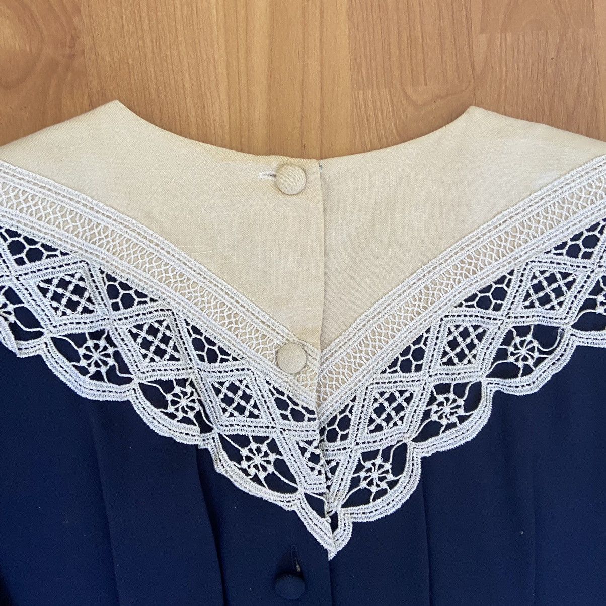 Vintage Vintage Karin Stevens Women’s Pilgrim Dress Size 12 Size XL / US 12-14 / IT 48-50 - 8 Thumbnail
