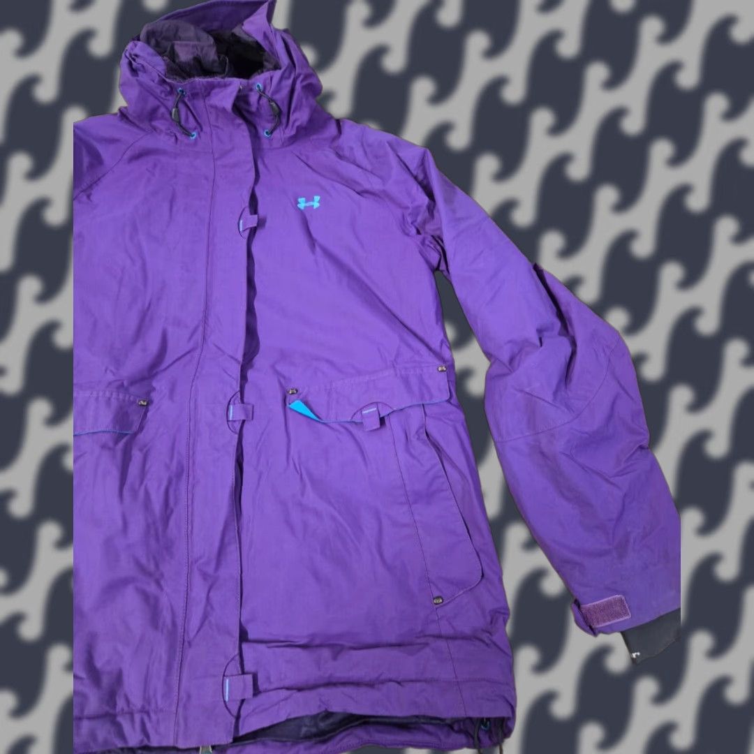 Under Armour Under Armour Jacket Ski Women's M Purple Insulated Mid-Length Coat Snow Winter Nylon Polyester Lining Zip Size M / US 6-8 / IT 42-44 - 1 Thumbnail