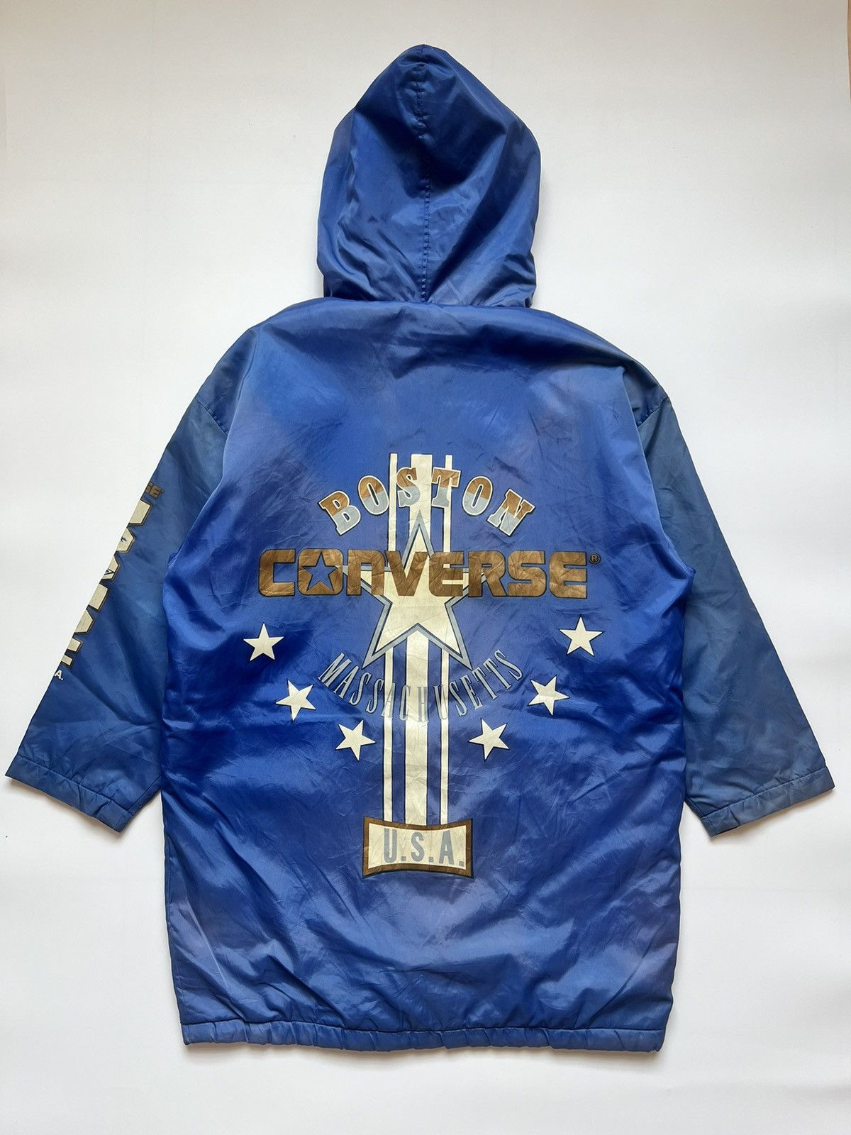 Converse Vintage 90's Converse Boston Deep Pile Jacket Size US L / EU 52-54 / 3 - 3 Thumbnail