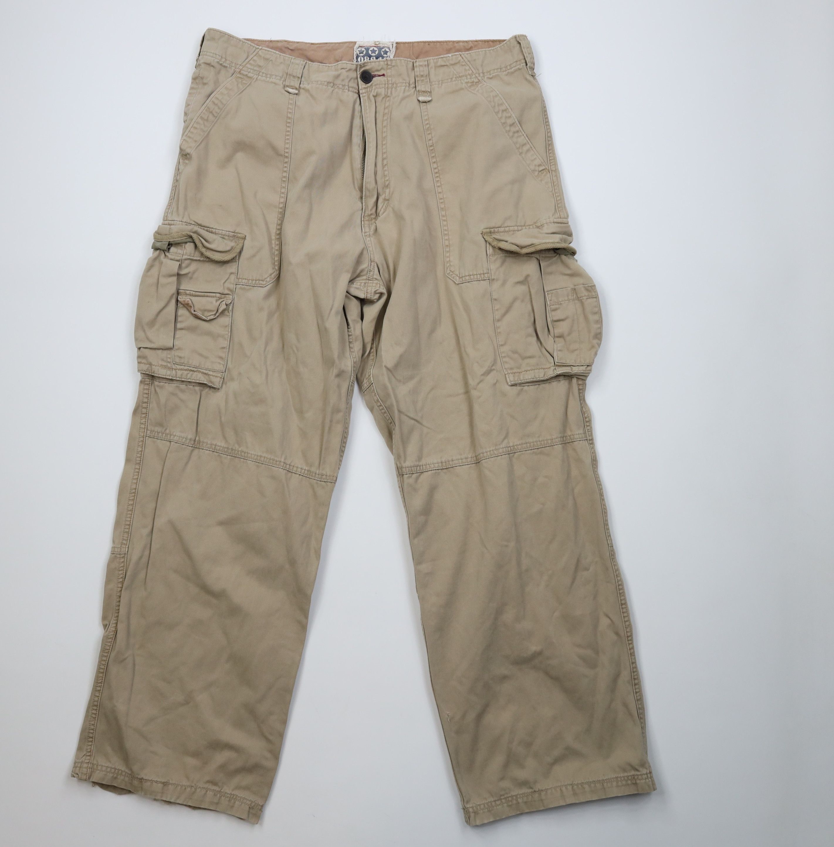 Vintage Vintage 90s Y2K Streetwear Surplus Wide Leg Cargo Pants Size US 36 / EU 52 - 1 Thumbnail