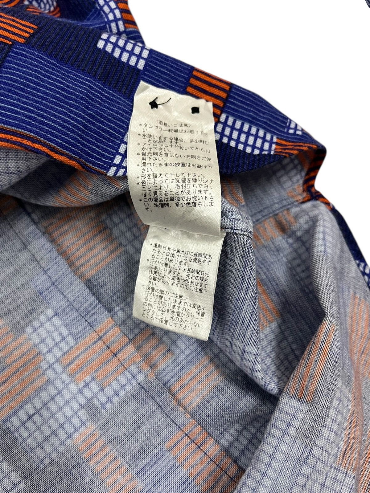 Lanvin Lanvin en Bleu Pattern Shirt Size US S / EU 44-46 / 1 - 7 Thumbnail