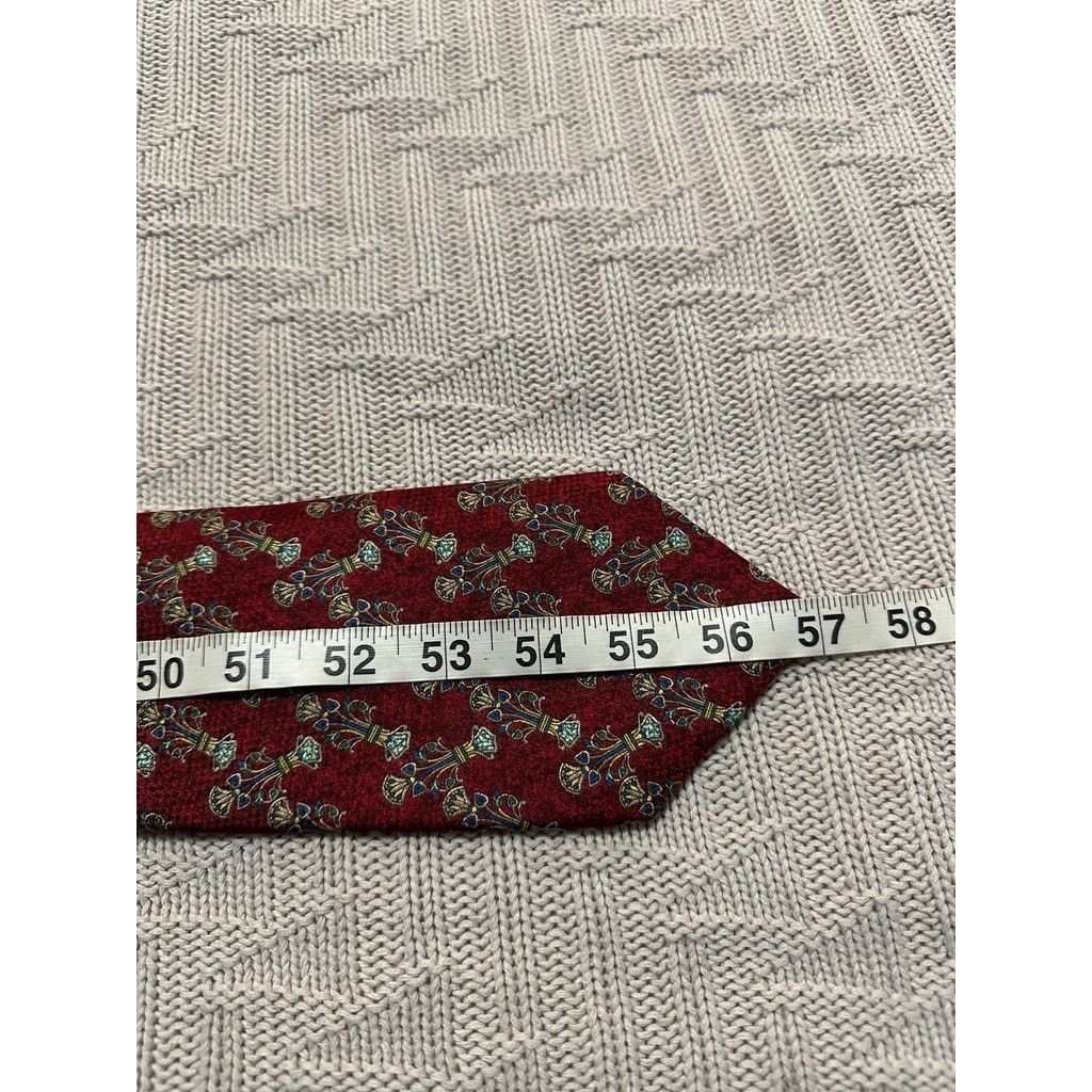 Other The MET maroon print silk tie Size ONE SIZE - 4 Thumbnail