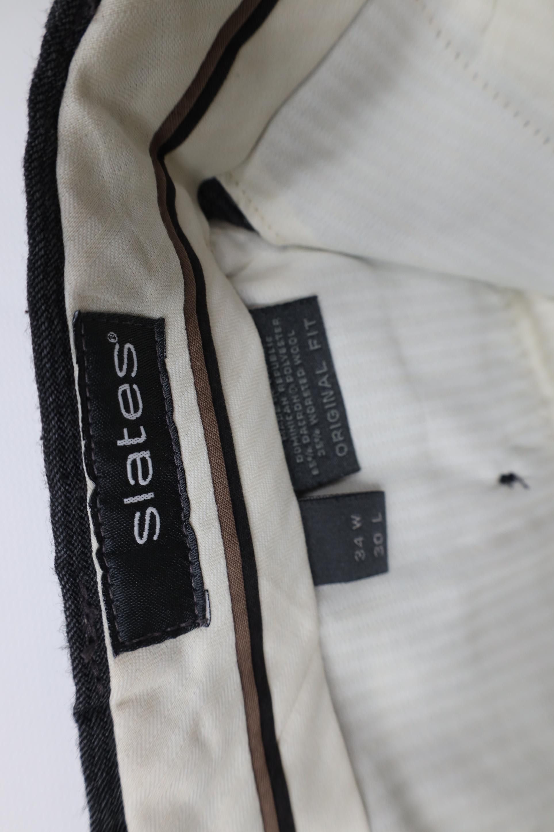 Vintage Vintage 90s Streetwear Striped Wide Leg Chino Pants Gray Size US 34 / EU 50 - 7 Thumbnail