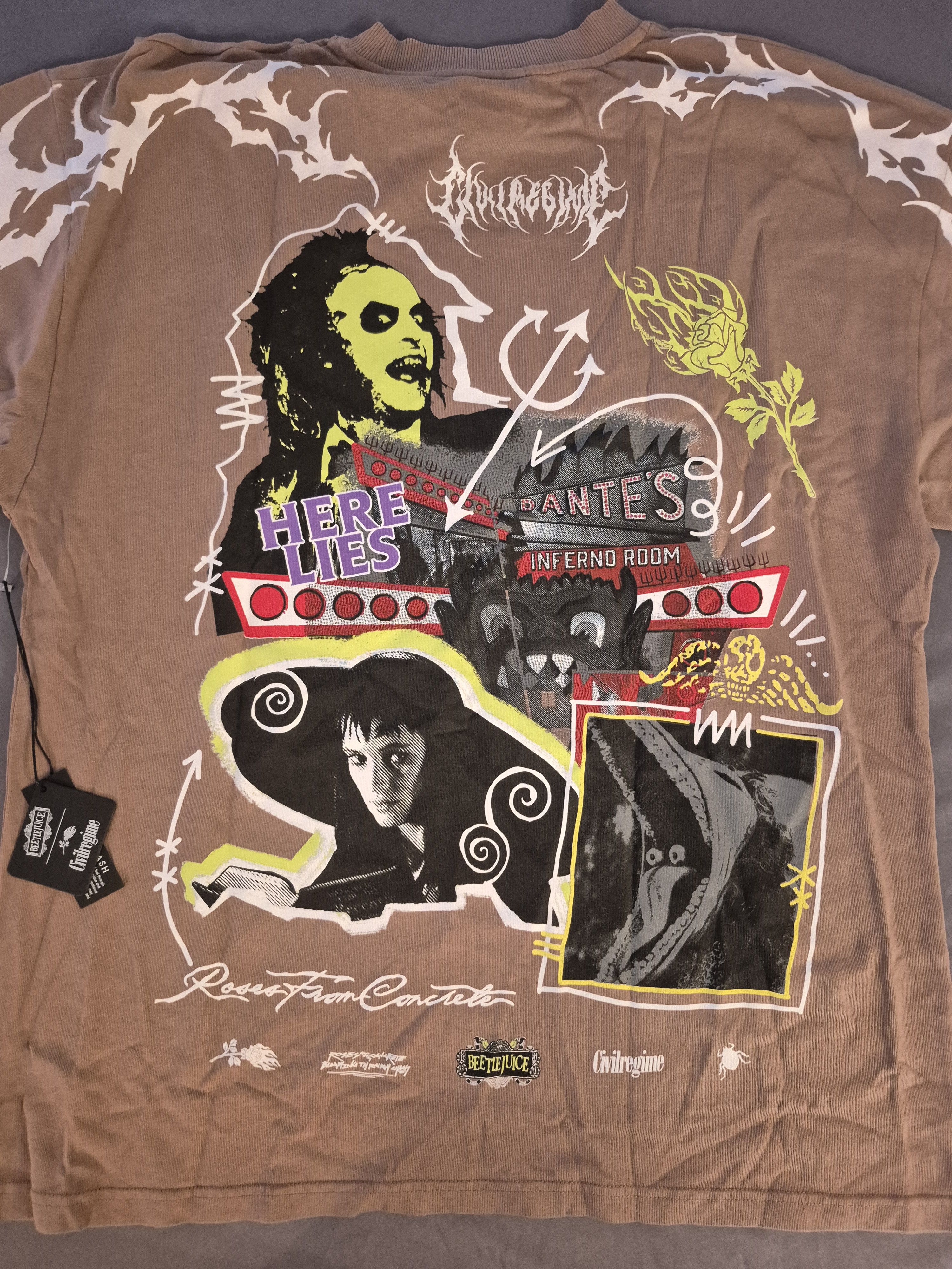 Civil Regime Civil Regime x Beetlejuice Collab "Its Showtime" Large Tee Size US L / EU 52-54 / 3 - 1 Thumbnail