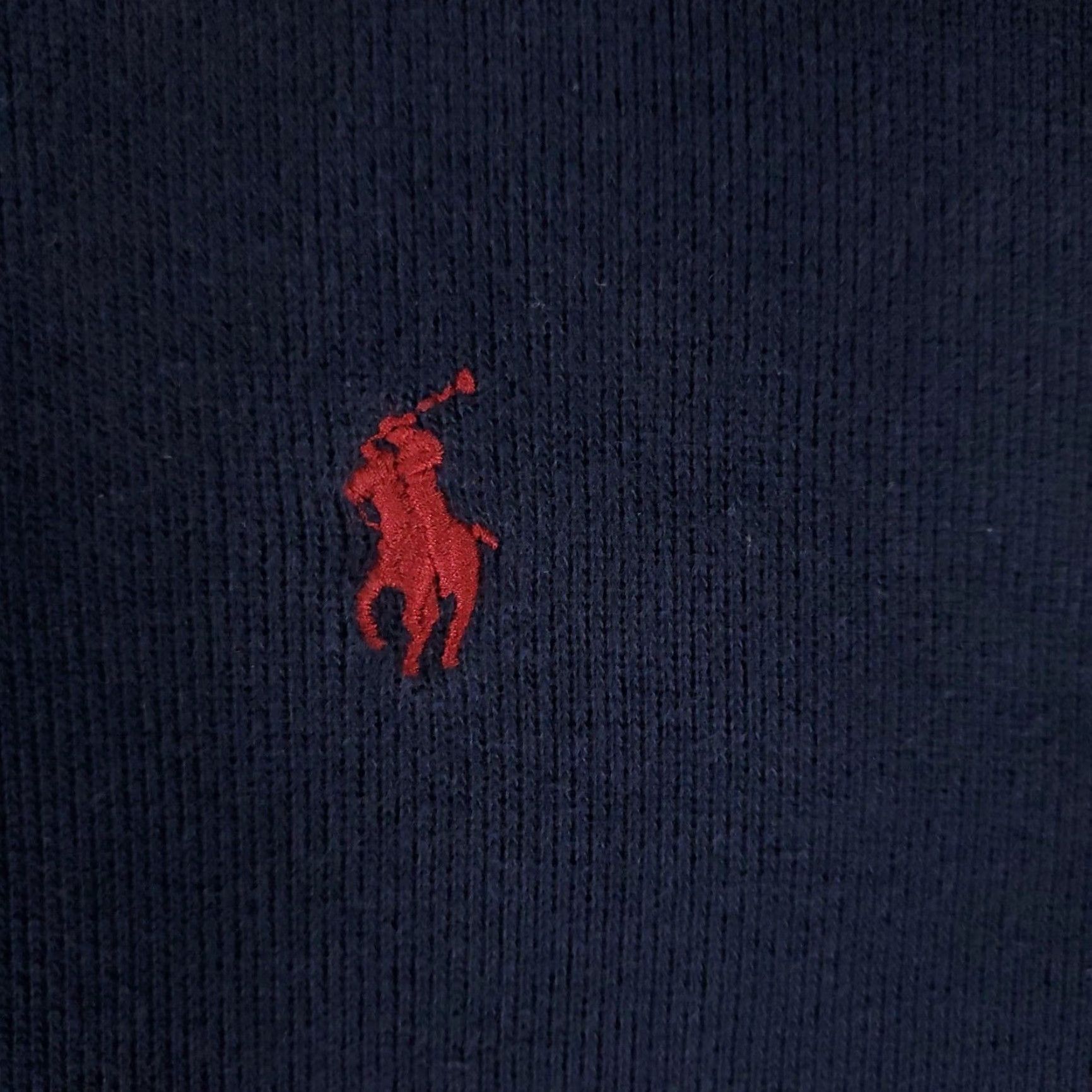 Ralph Lauren VINTAGE Ralph Lauren Sweater Pullover 1/4 Zip Mens 2XL Blue Cotton Modern Size US XXL / EU 58 / 5 - 3 Thumbnail