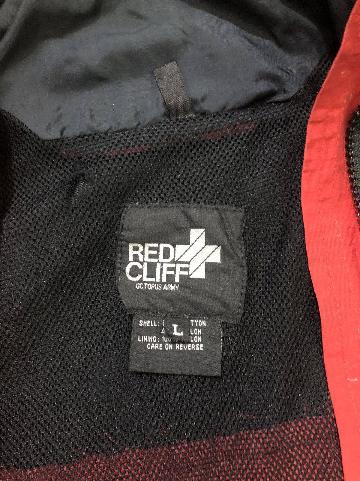 Octopus Vintage Red Cliff Octopus Army Techwear Anorak Cyberpunk Size US L / EU 52-54 / 3 - 11 Thumbnail
