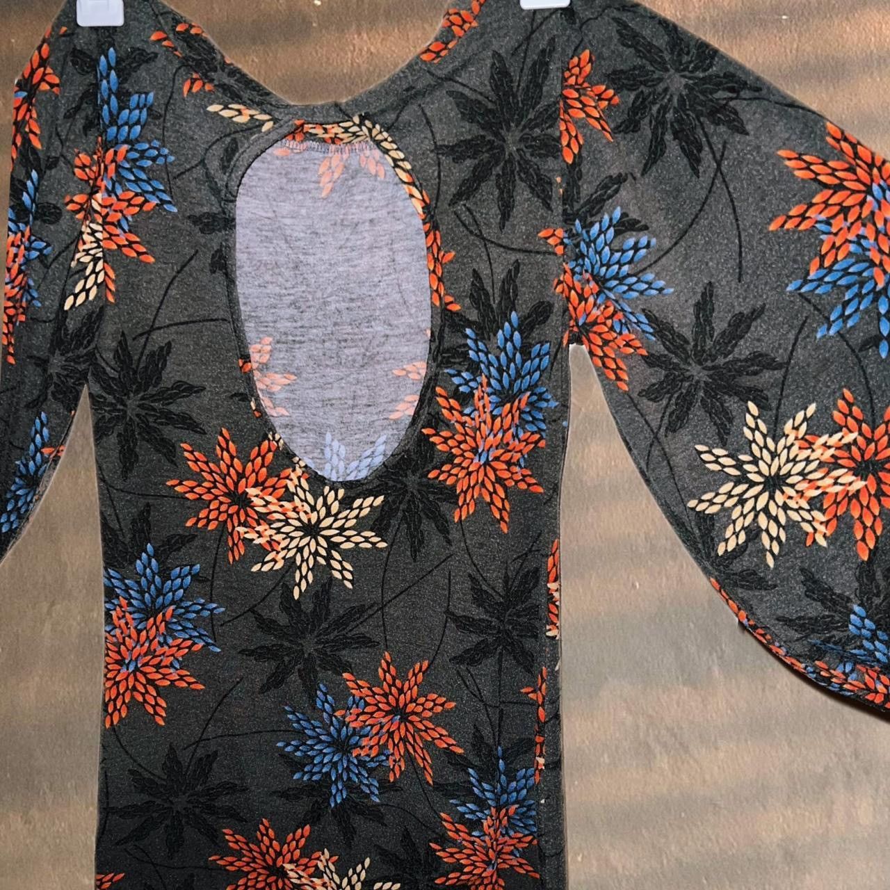 Vintage EDC lantern sleeve keyhole 60s batwing burning man festival Size S / US 4 / IT 40 - 4 Thumbnail