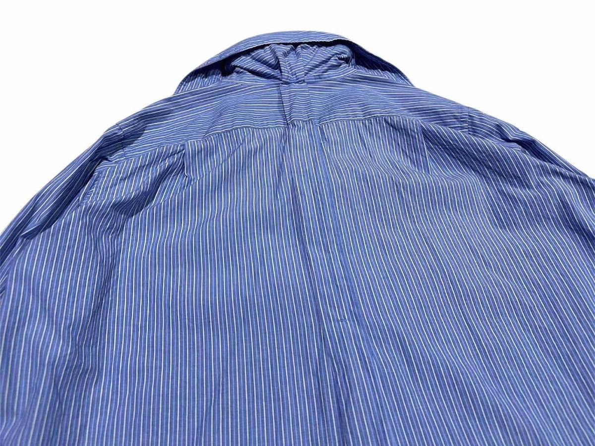 Issey Miyake 🔥Rare Vintage Zucca Issey Miyake High Collar Striped Shirt Size US M / EU 48-50 / 2 - 12 Thumbnail