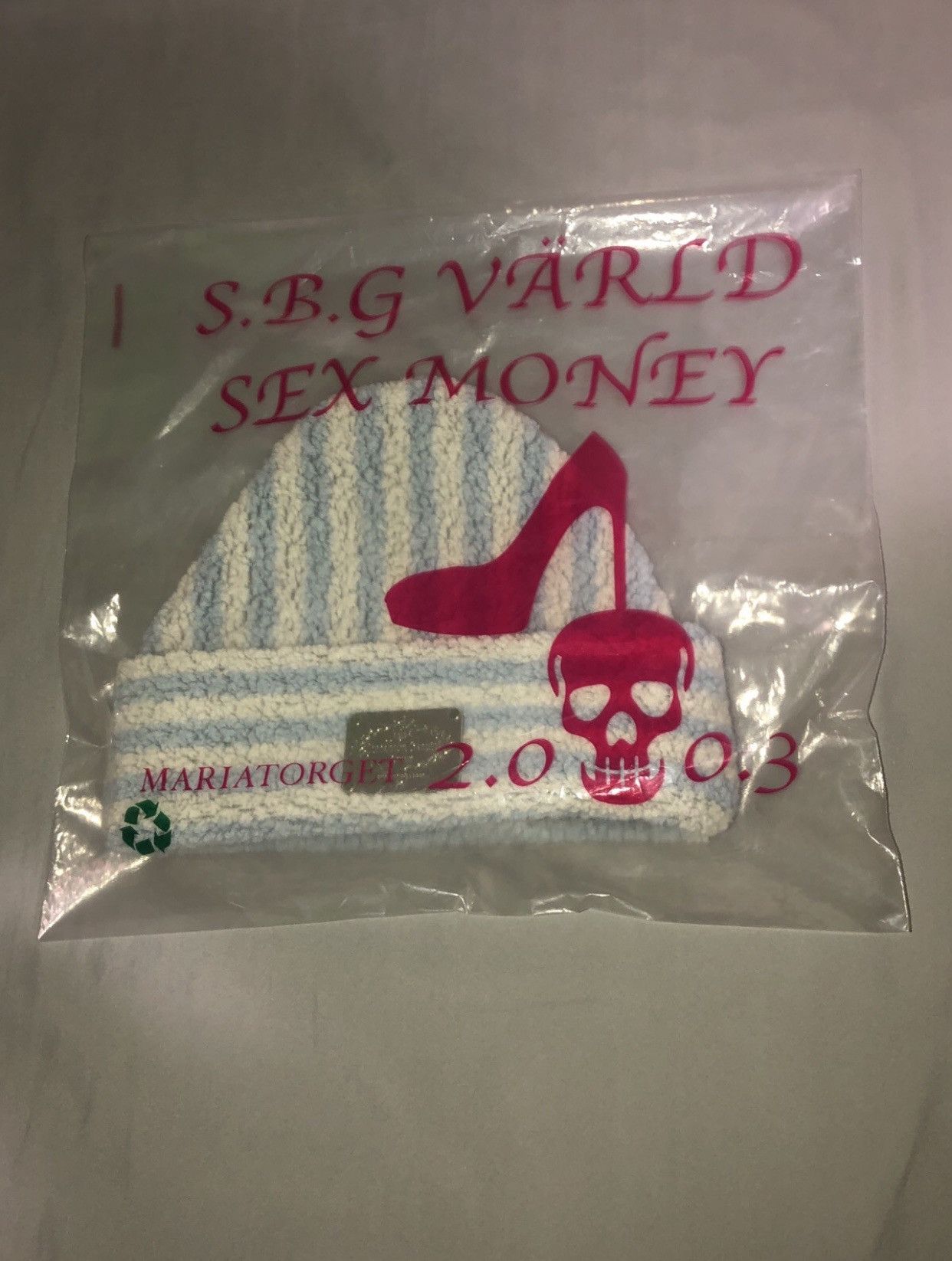 Sad Boys Sadboysgear blue beanie Size ONE SIZE - 3 Thumbnail