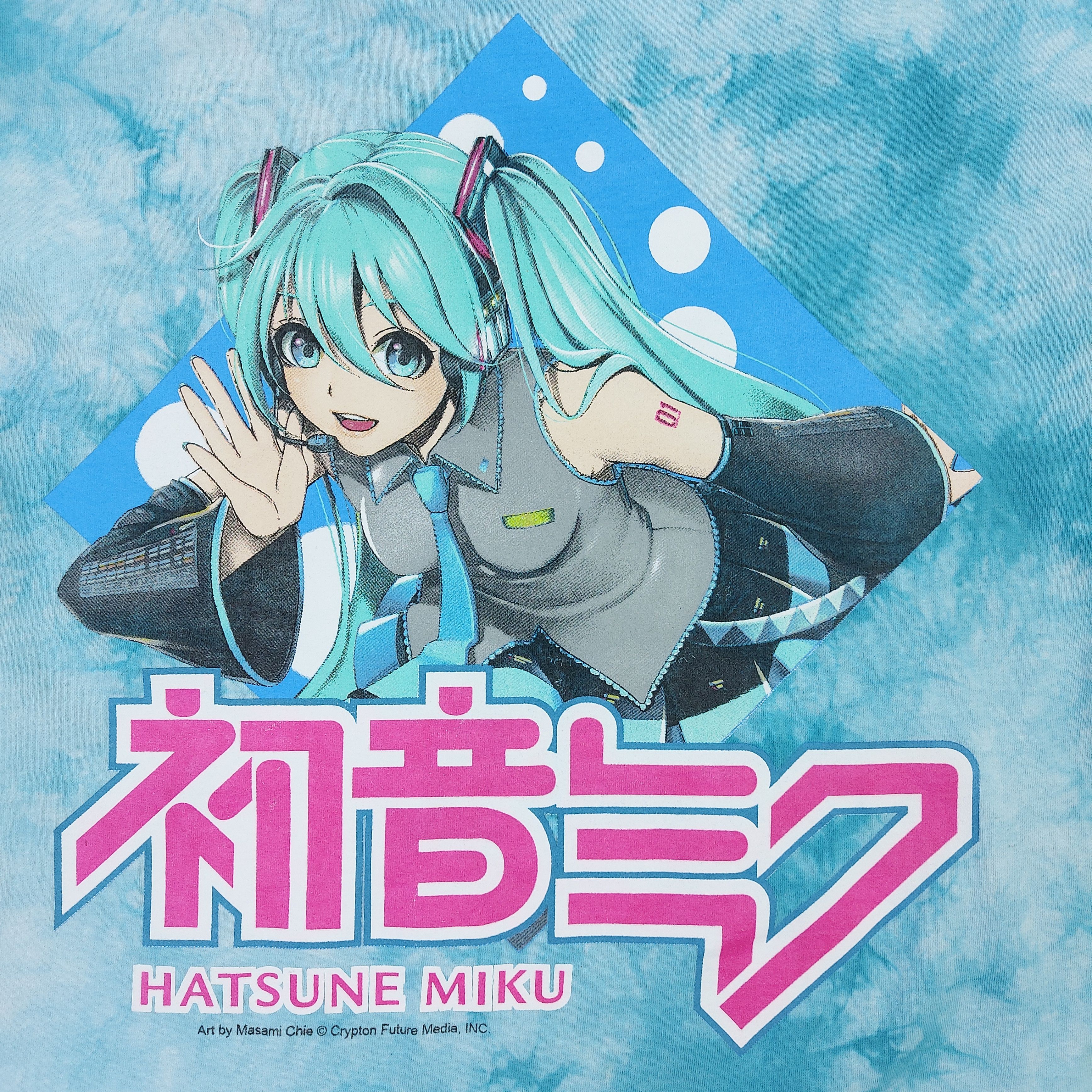 Anime 2022 Hatsune Miku Teal Tie-Dye Hot Topic Official TEE Size US L / EU 52-54 / 3 - 2 Thumbnail