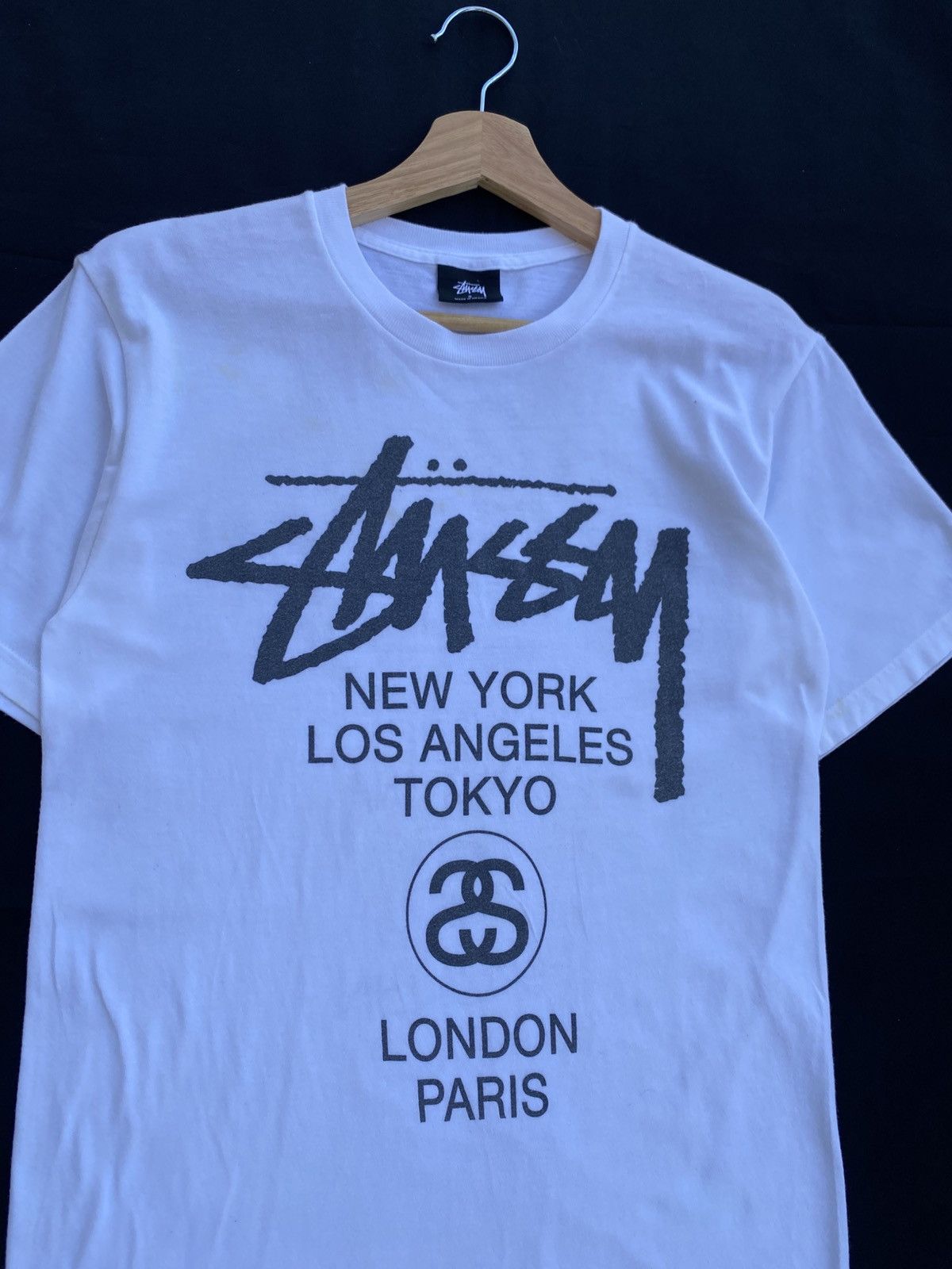 Stussy Rare Stussy New York,LA, Tokyo,London,Paris Tee Size US S / EU 44-46 / 1 - 6 Thumbnail