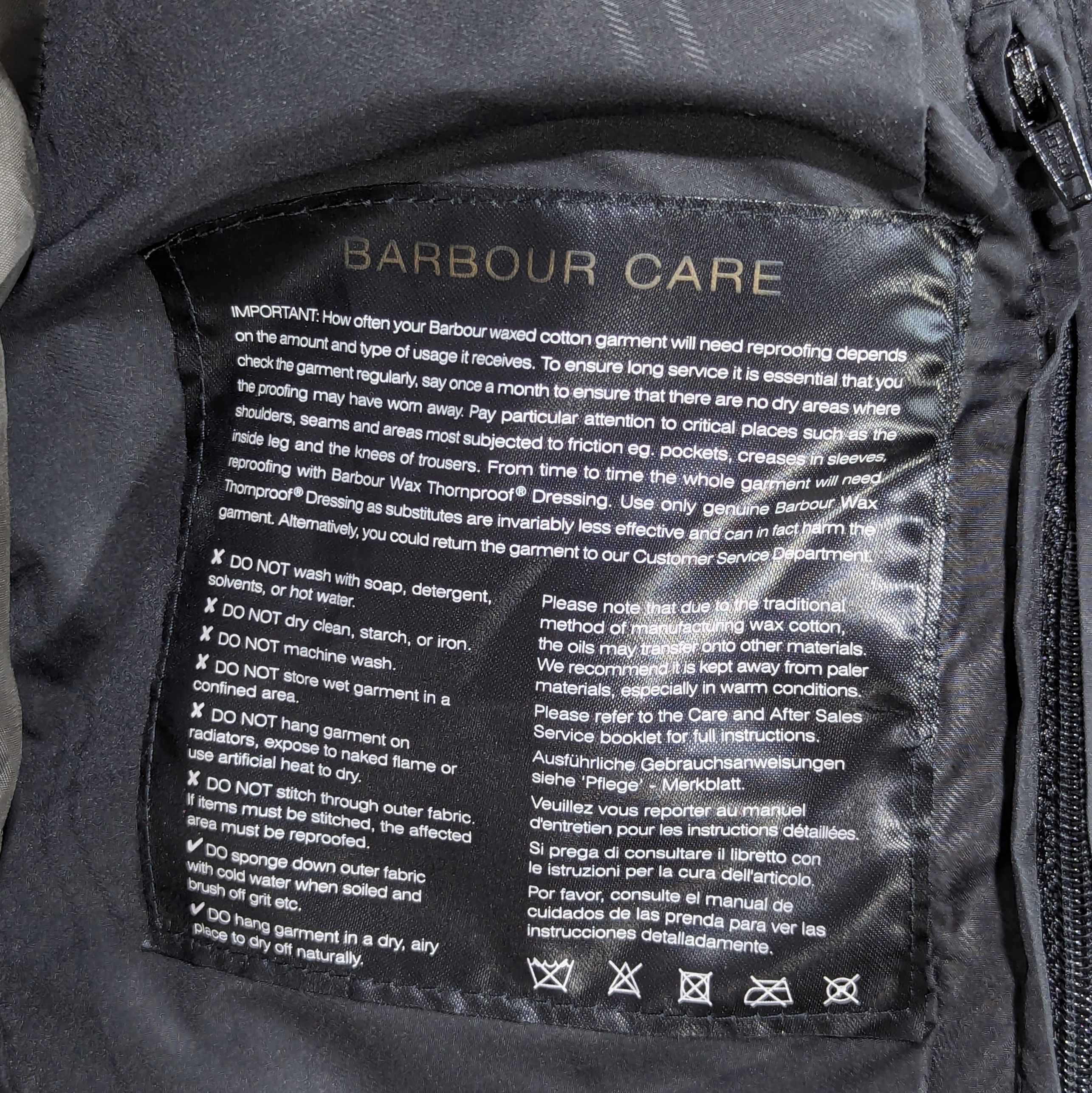 Barbour BARBOUR INTERNATIONAL LEADER WAX Jacket Motorcycle Clothing Size S / US 4 / IT 40 - 15 Thumbnail