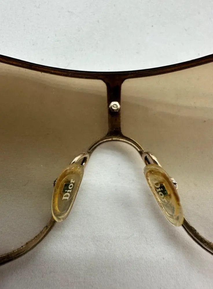 Dior DIOR Sunglasses Diorissimo 2 Rimless Shield Galliano RI891 Size ONE SIZE - 3 Thumbnail