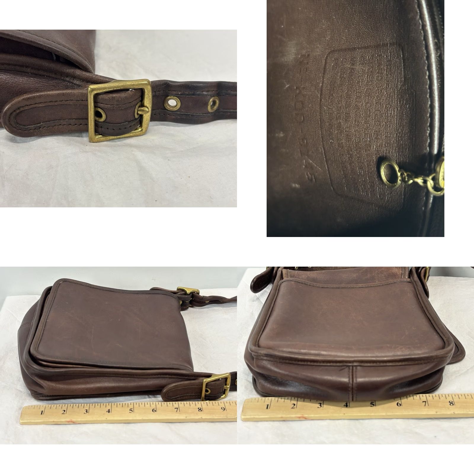 Coach VINTAGE Coach Legacy Crossbody Bag Dark Brown Leather 8in 3in Pregnancy? (image shows Classic) Size ONE SIZE - 8 Thumbnail