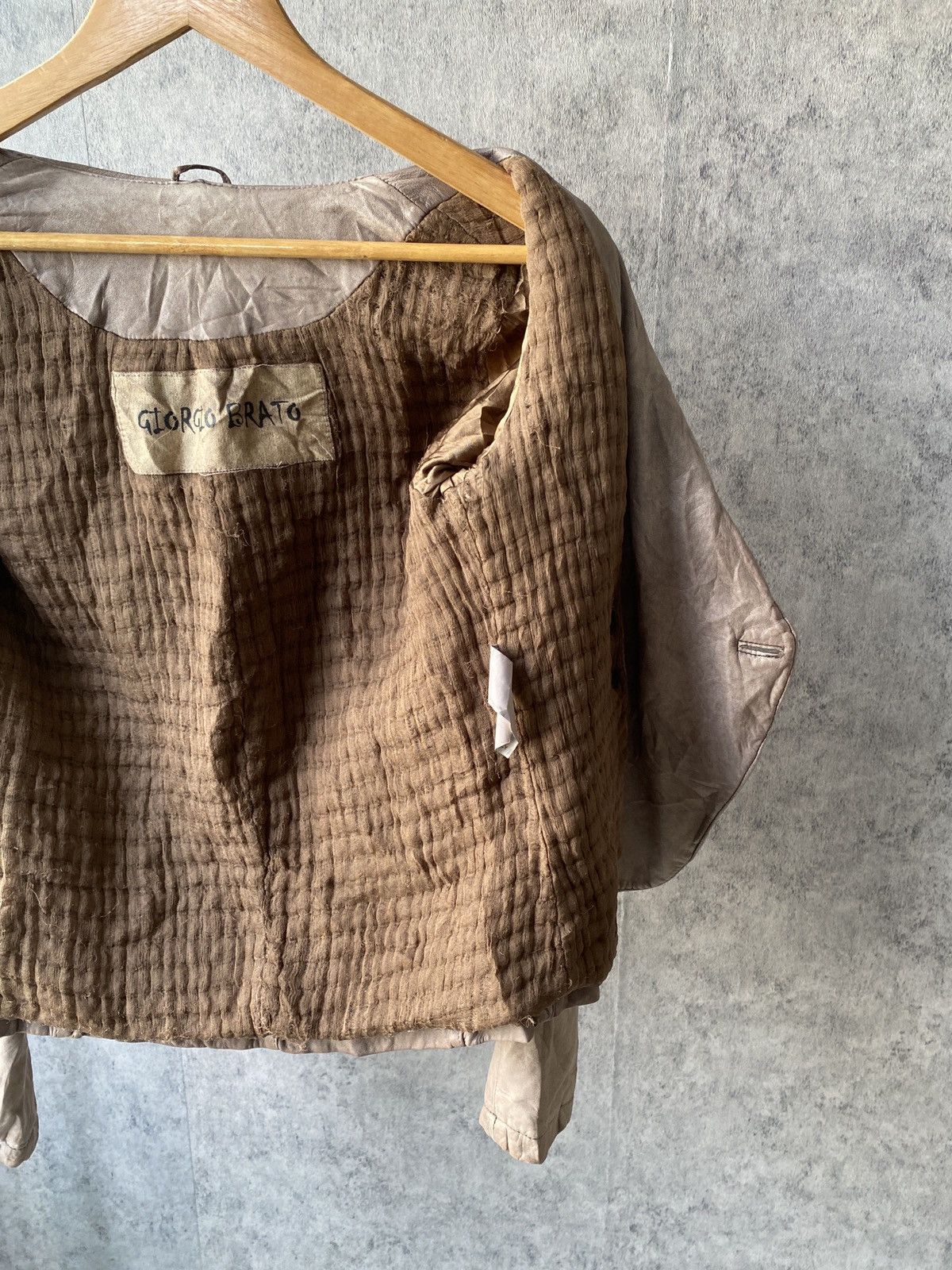 Giorgio Brato Giorgio Brato Italy Vera Pelle Leather Jacket Size S / US 4 / IT 40 - 16 Thumbnail