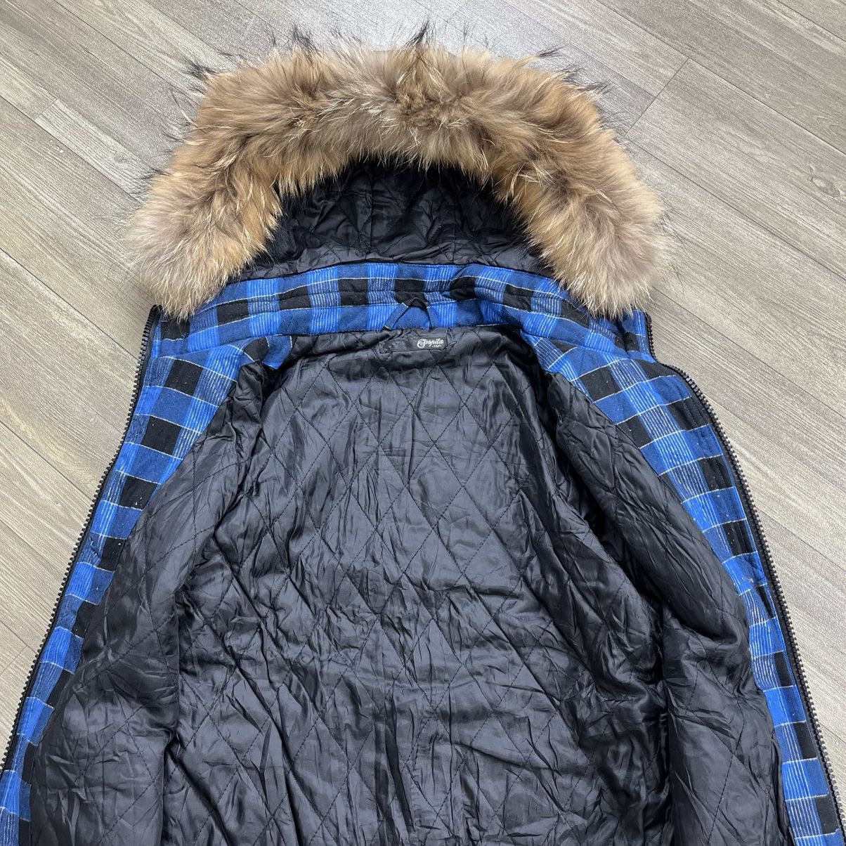 If Six Was Nine 2000s Sospita Plaid Faux Punk Bono Fur Jacket Lgb Style Size US L / EU 52-54 / 3 - 13 Thumbnail