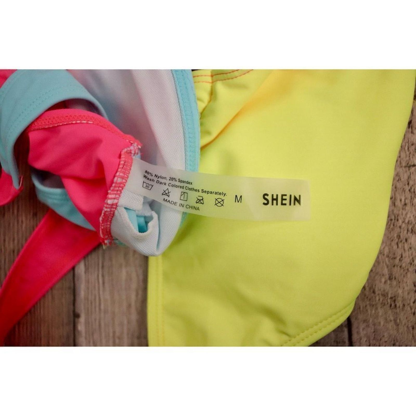 Shein Shein Multi-color Cheeky 1pc Swimsuit MEDIUM Sexy Hyperpop Size M / US 6-8 / IT 42-44 - 8 Thumbnail
