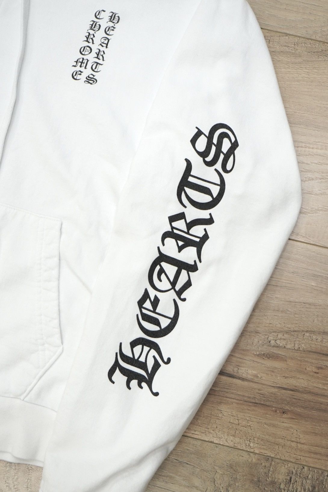 Chrome Hearts Chrome Hearts Vertical Logo White Zip Up Size US M / EU 48-50 / 2 - 6 Thumbnail