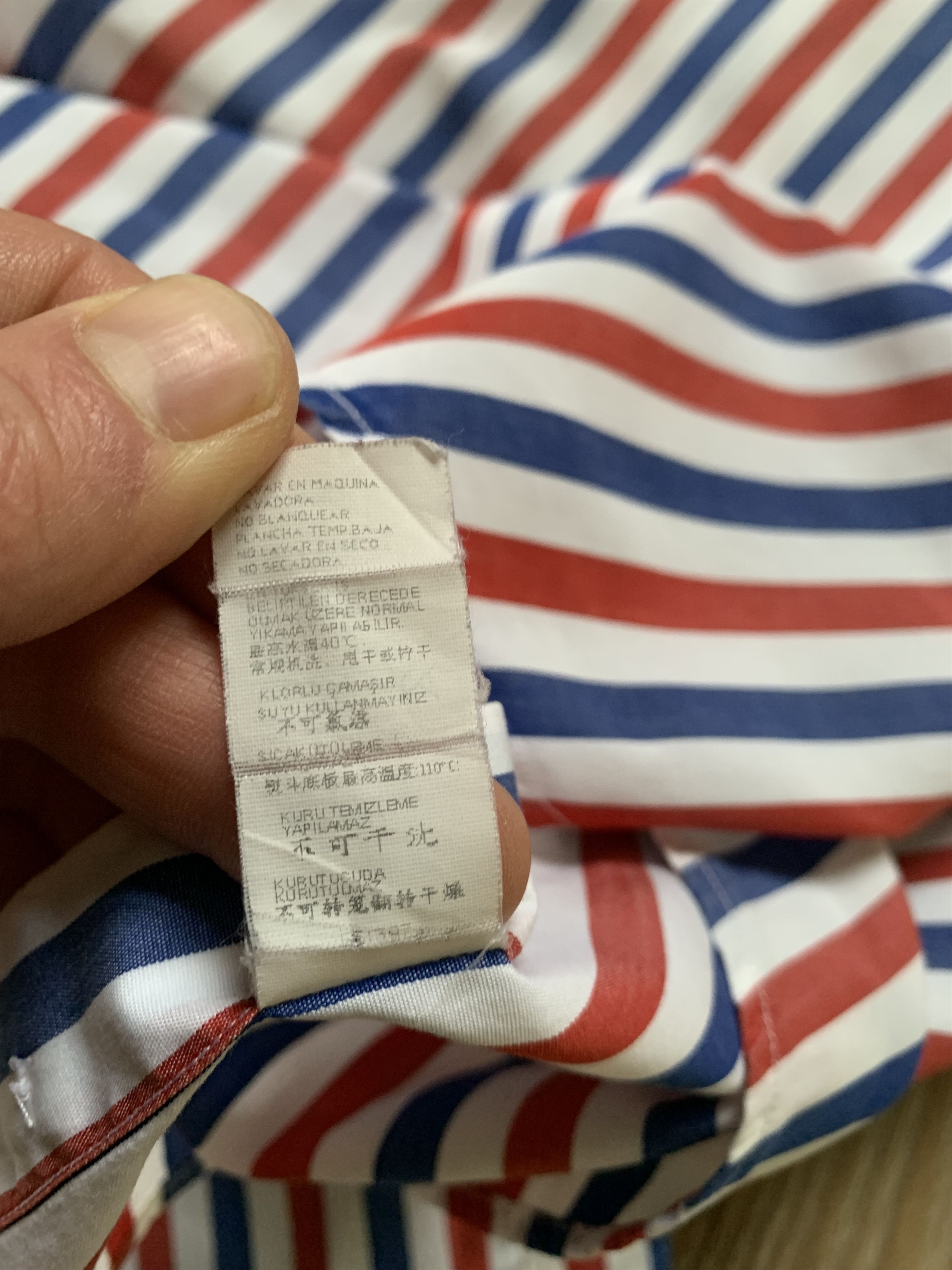 Paul & Shark Vintage Paul & Shark Yachting Cotton Stripe Shirt Size US M / EU 48-50 / 2 - 9 Thumbnail
