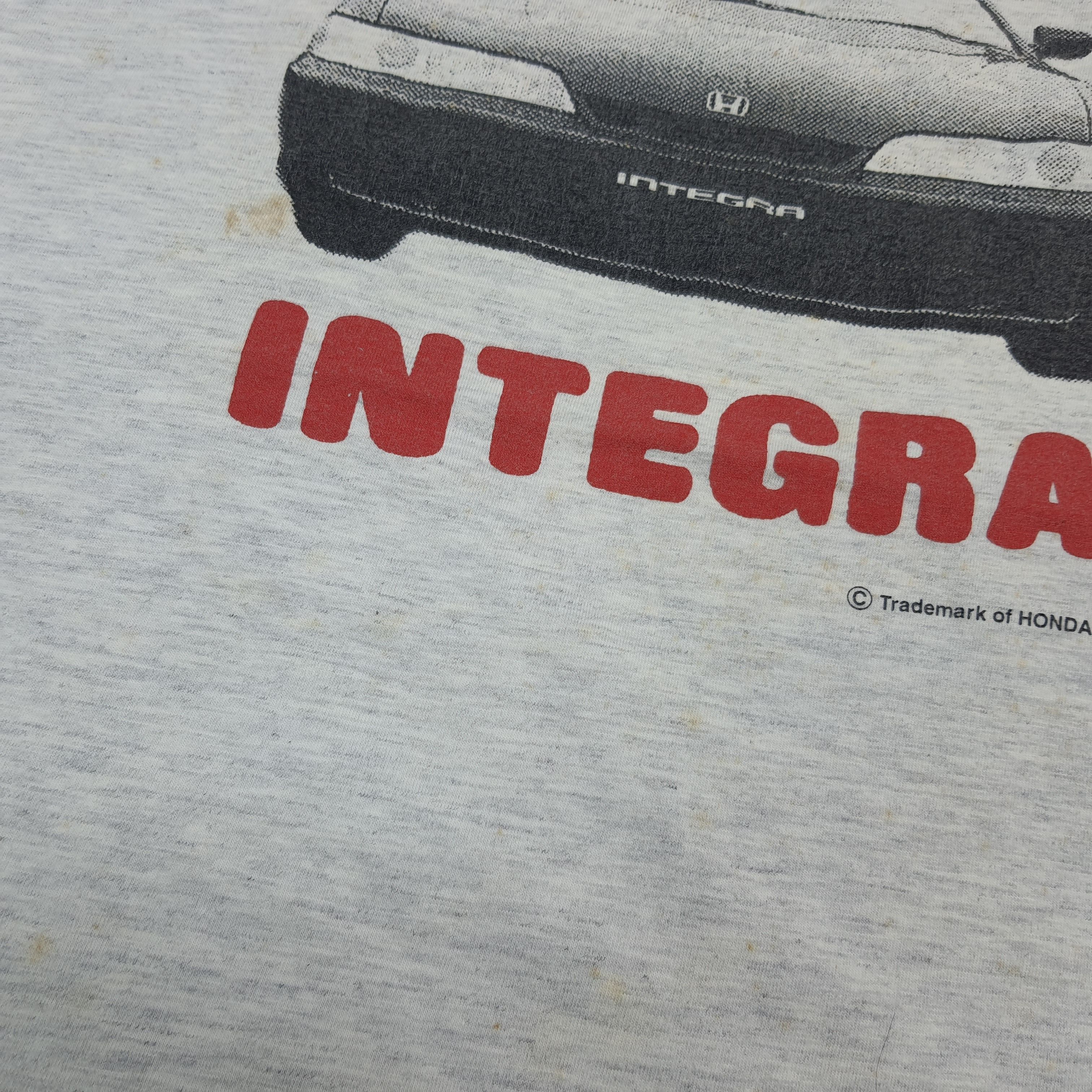 Honda Vintage Integra Nottegra Honda Mirror Print Tshirt C299N30 Size US L / EU 52-54 / 3 - 11 Thumbnail