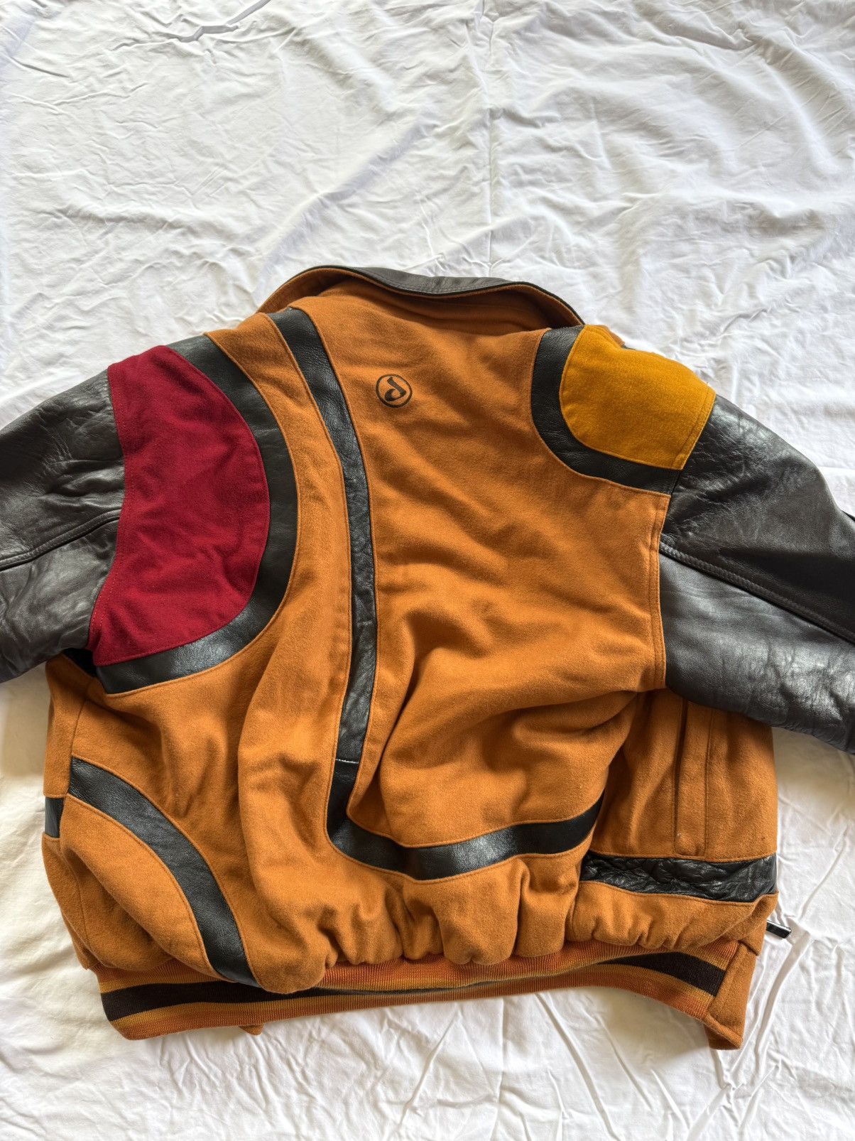 Other Orange and Black Bomber Jacket with Stand-up Collar Size US L / EU 52-54 / 3 - 3 Thumbnail
