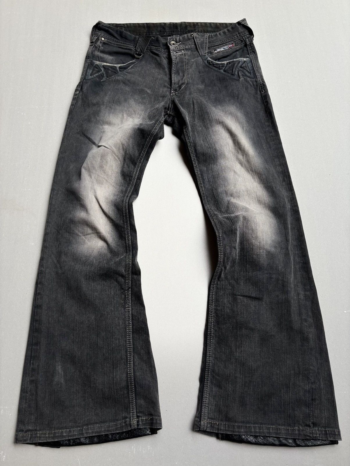 Nicole Club Lace-up flare jeans Size US 30 / EU 46 - 1 Thumbnail