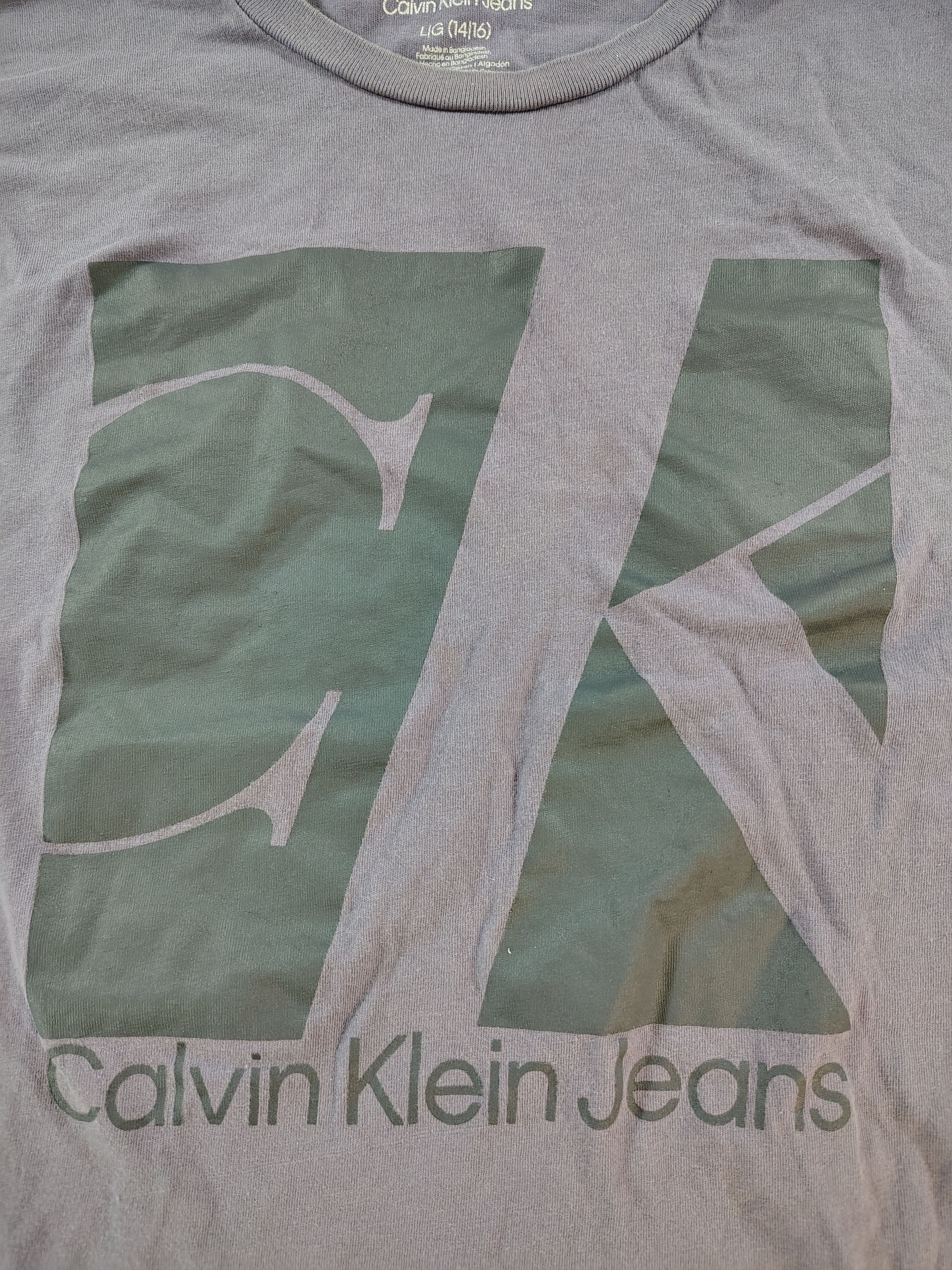 Calvin Klein Women's Large Purple & Calvin Klein Jeans T-Shirt Size US L / EU 52-54 / 3 - 2 Thumbnail