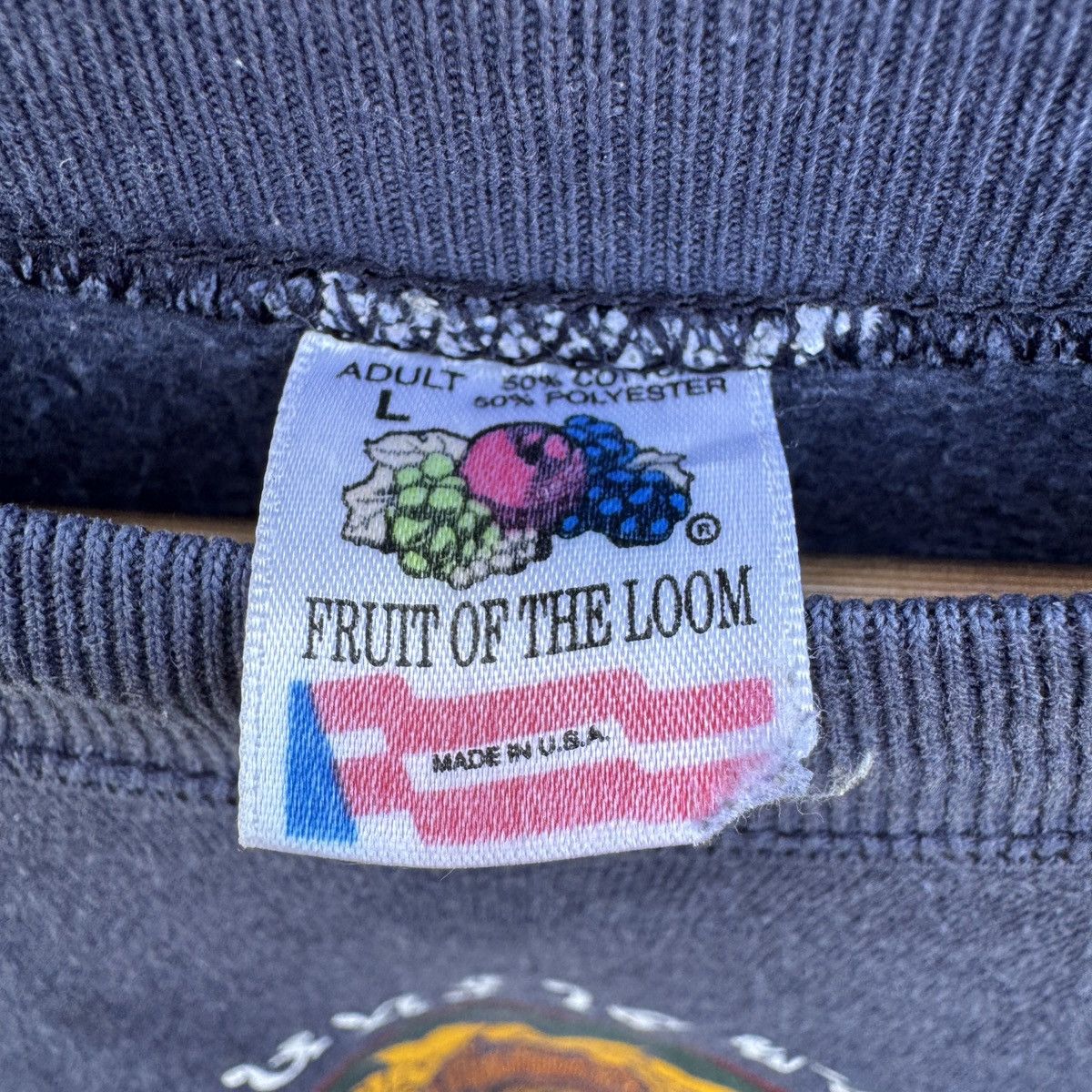 Vintage Vintage 90s Art Sun Flower Sweatshirt Size US L / EU 52-54 / 3 - 5 Thumbnail