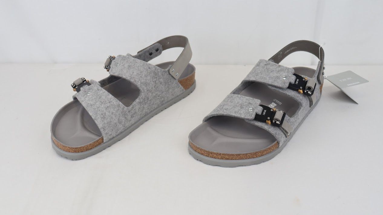 Birkenstock × Dior o1rshd1 M-Milano Sandal in Grey Size US 14 / EU 47 - 7 Thumbnail
