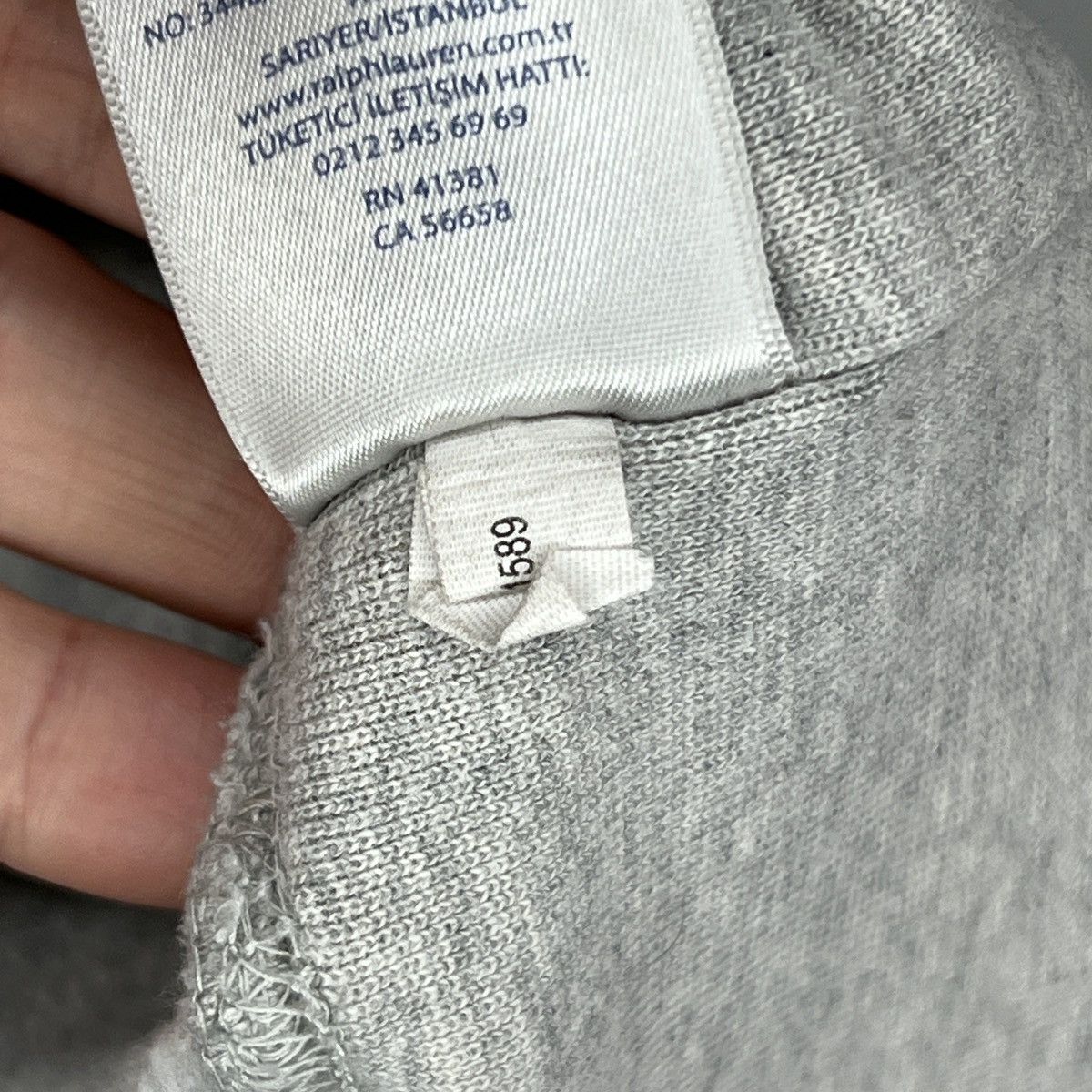 Polo Ralph Lauren Vintage Polo Ralph Lauren Sweatshirt Crewneck Grey Pony Logo Size US XL / EU 56 / 4 - 11 Thumbnail