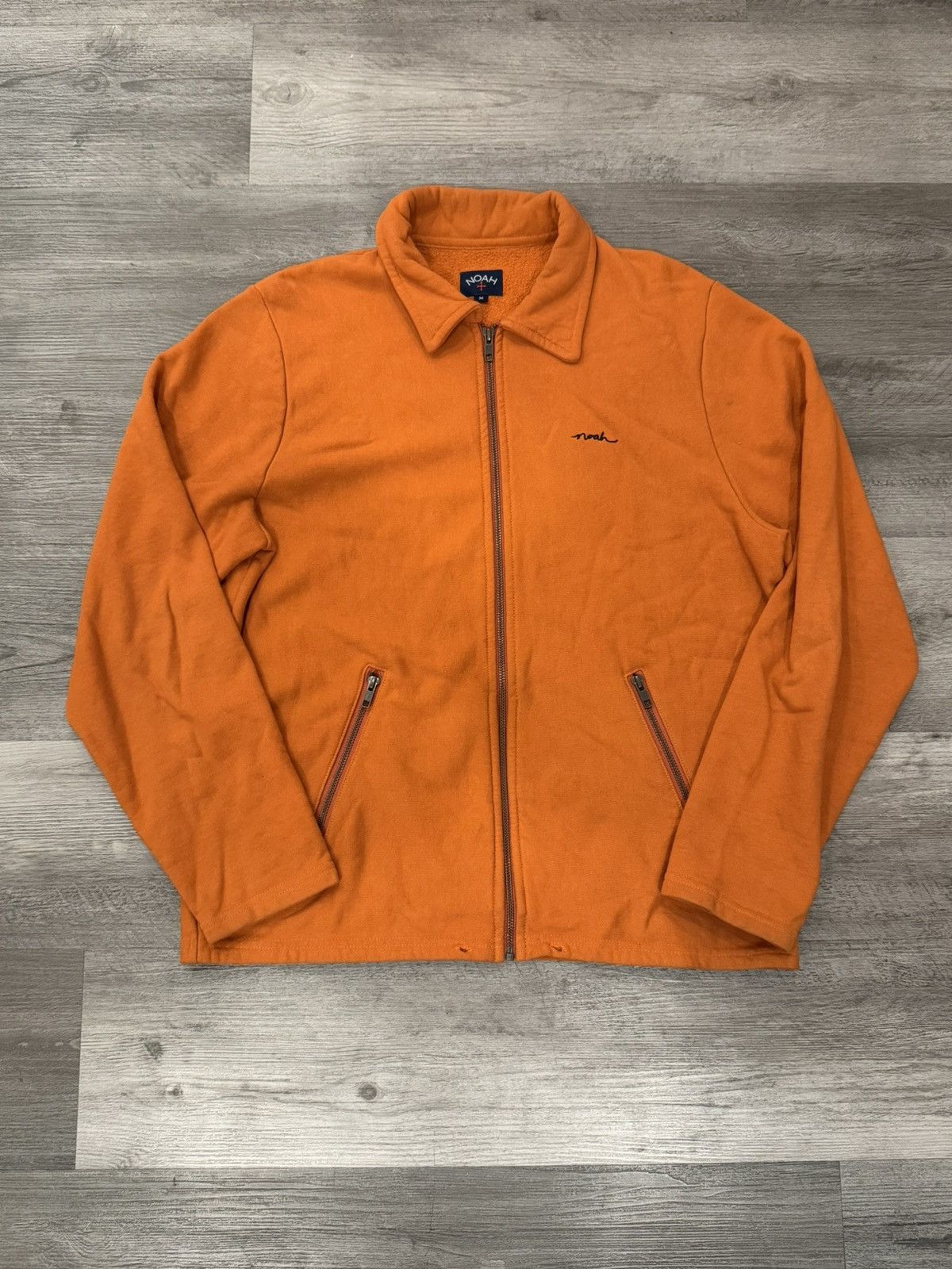 Noah Noah NY Zip Up Jacket Size Medium Burnt Orange Size US M / EU 48-50 / 2 - 1 Thumbnail