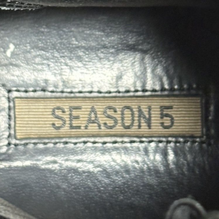 Kanye West YEEZY SEASON 5 NUBUCK COMBAT BOOTS GRAPHITE YZY SZN Size US 10.5 / EU 43-44 - 12 Thumbnail