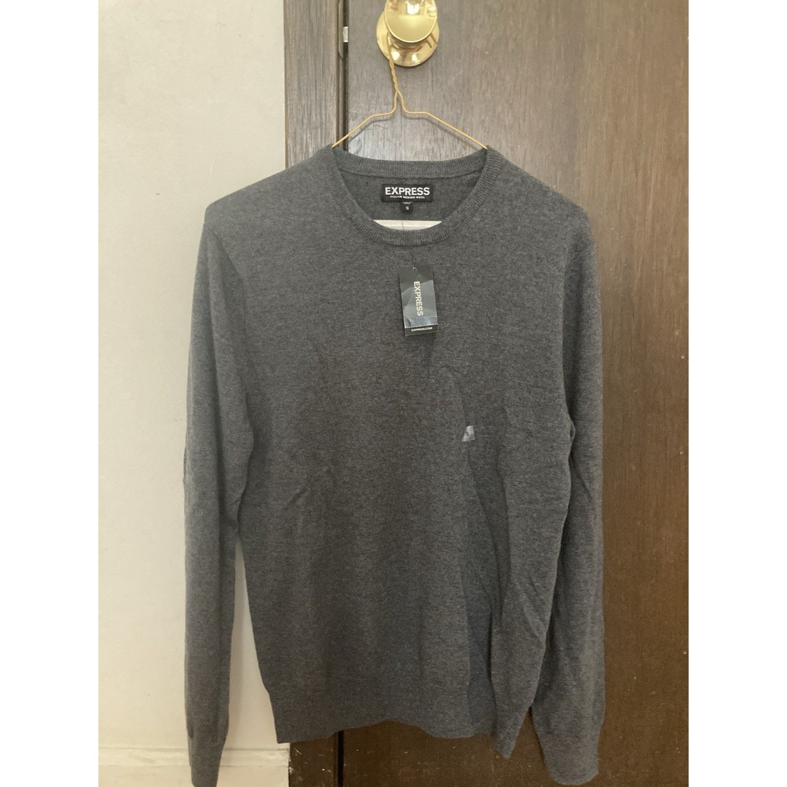 Express Express 100% Italian Merino Wool Sweater - AS IS / FLAWED Size US S / EU 44-46 / 1 - 1 Thumbnail