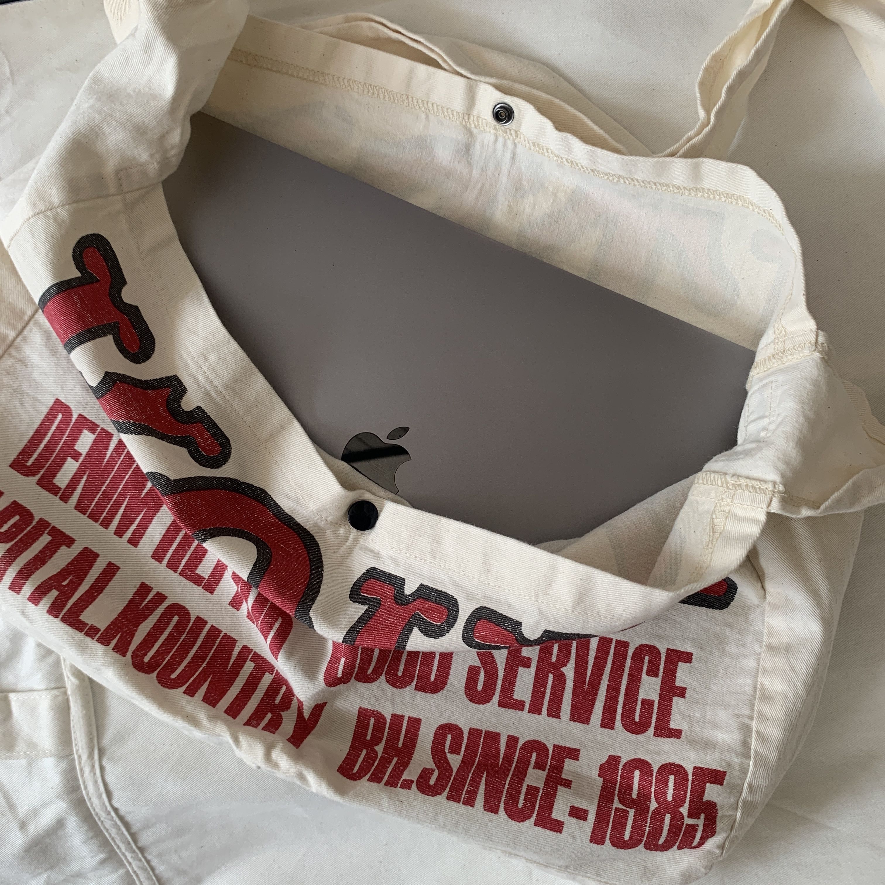 Kapital Kapital Kountry Factory Cotton Twill Bookbag Size ONE SIZE - 9 Thumbnail