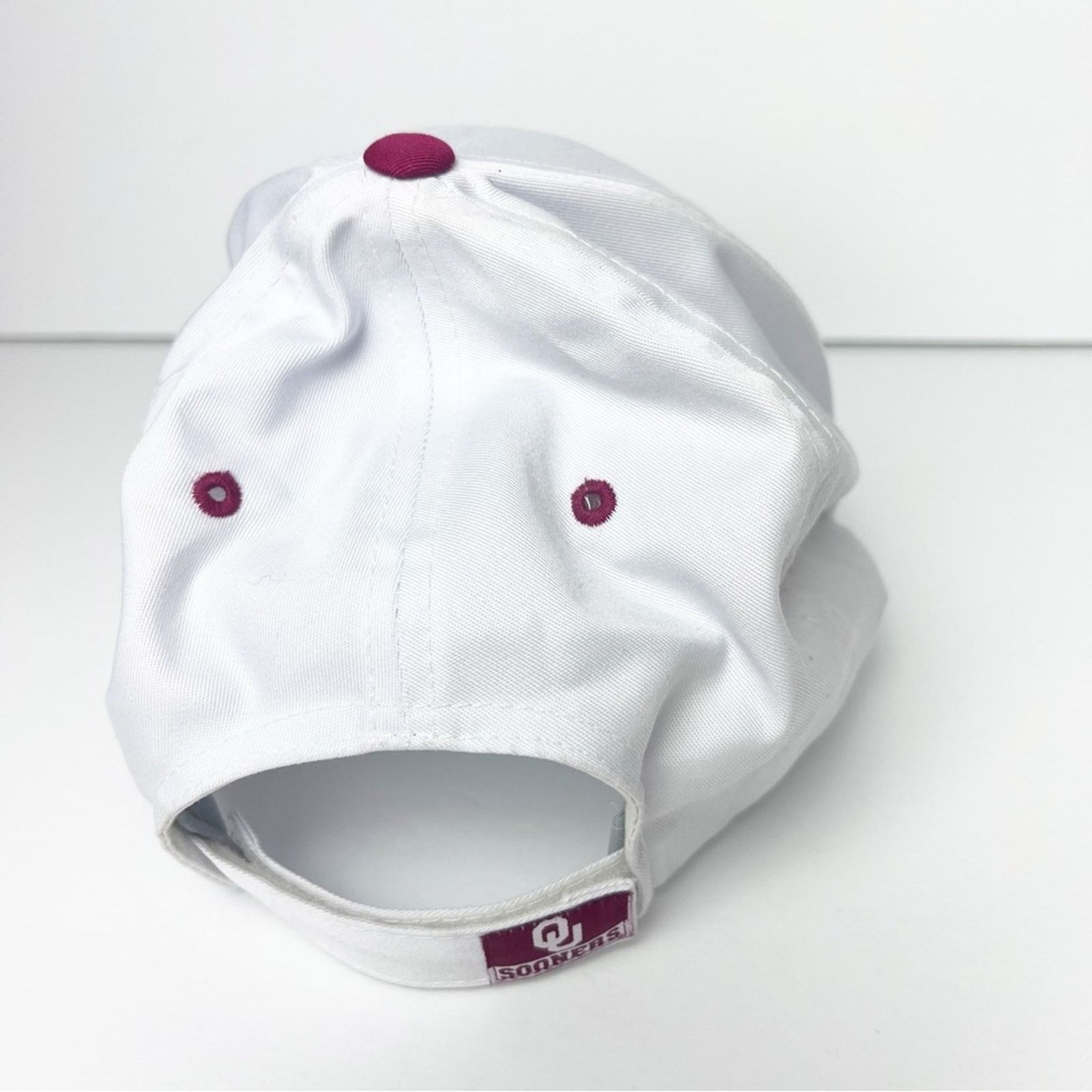 Other Sooners Oklahoma University White Baseball Cap Unisex OS Size ONE SIZE - 5 Thumbnail