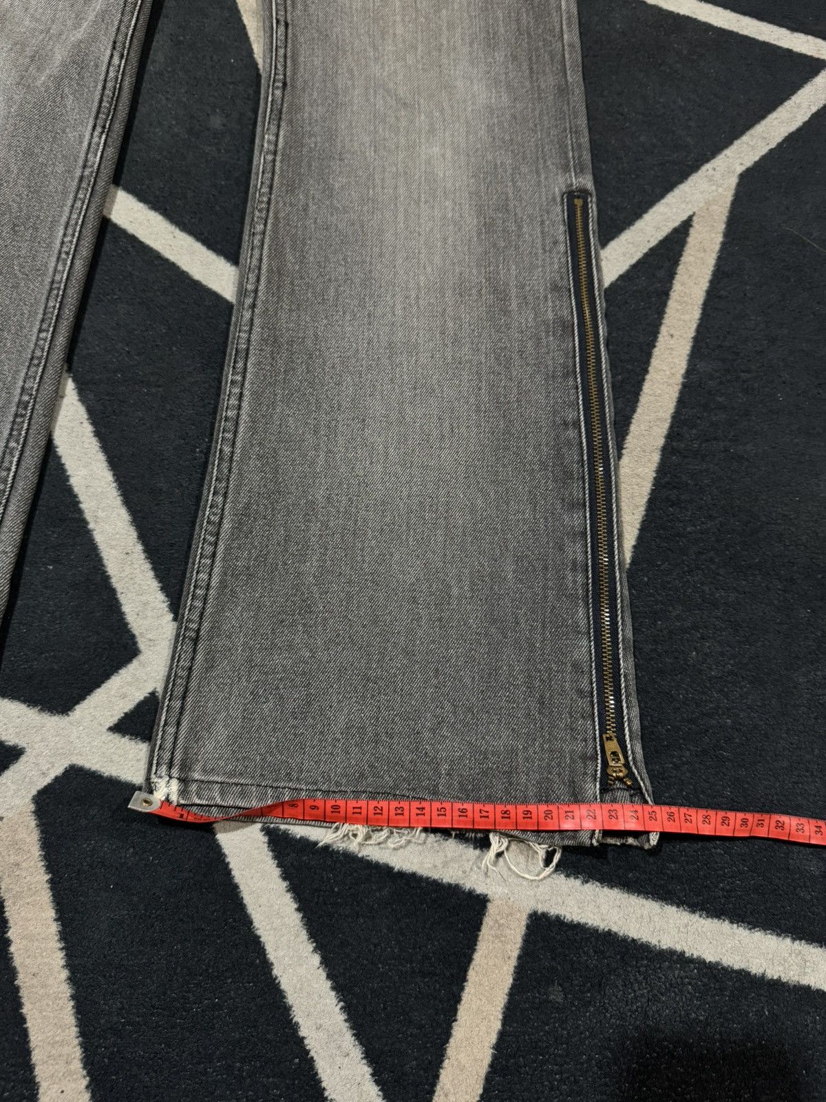 PPFM PPFM Double Waist Flared Denim Size US 30 / EU 46 - 9 Thumbnail