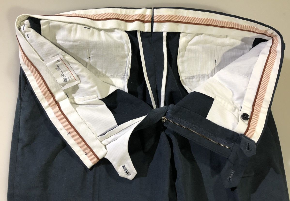Loro Piana Loro Piana 🇮🇹 delft blue four pkt velvety cotton pant 58 new Size US 41 - 7 Thumbnail